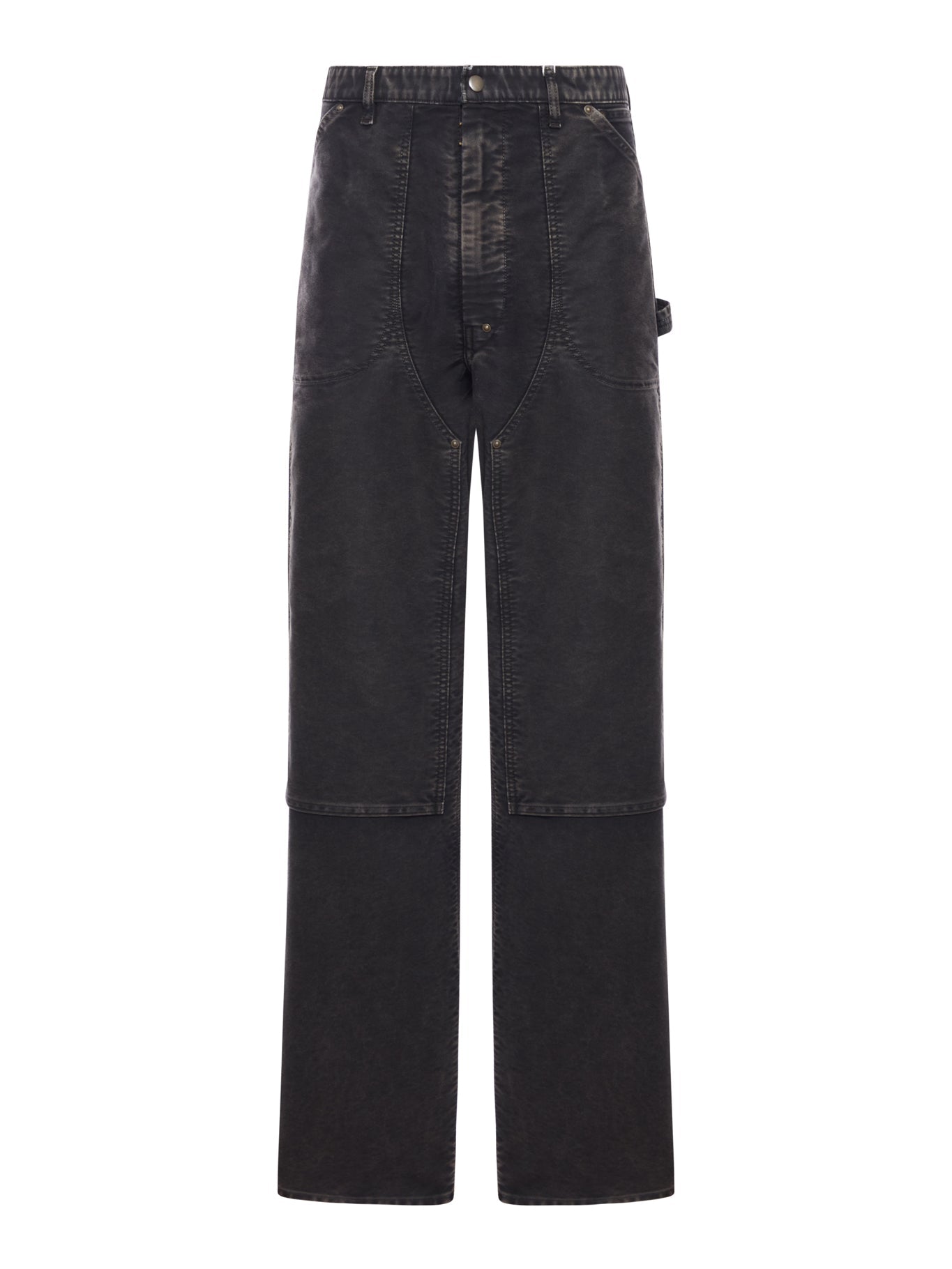 Оригінальна Straight Leg Jeans In Cotton Maison margiela – боковий вид