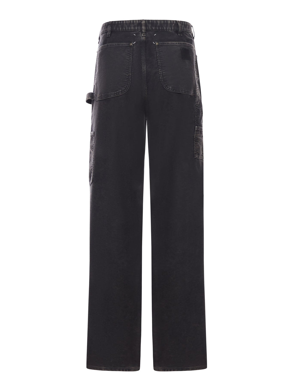 Оригінальна Straight Leg Jeans In Cotton Maison margiela – вид ззаду