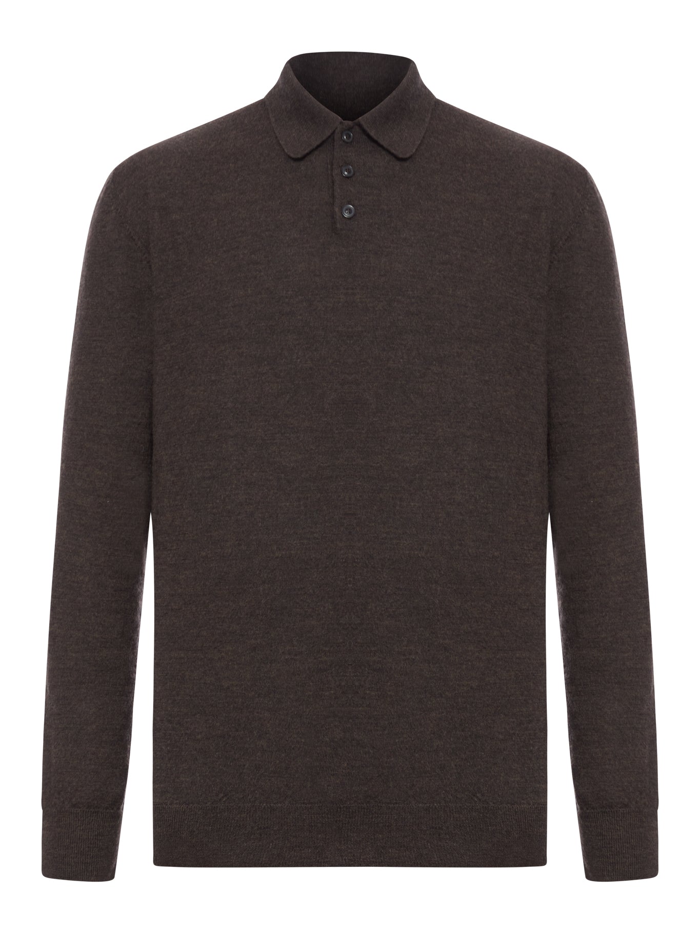 Wool Polo With Elbow Patches Maison margiela – Гарантія оригінальності – боковий вид