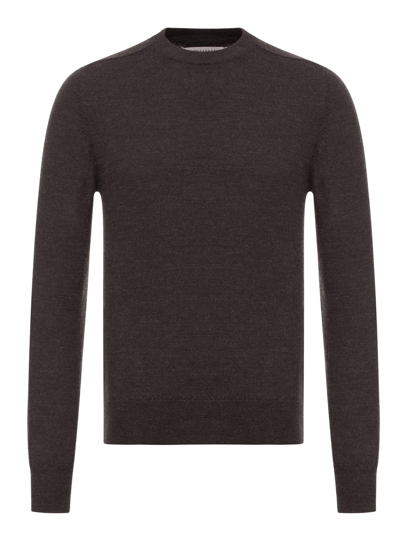 Оригінальна Wool Sweater With Elbow Patches Maison margiela – боковий вид