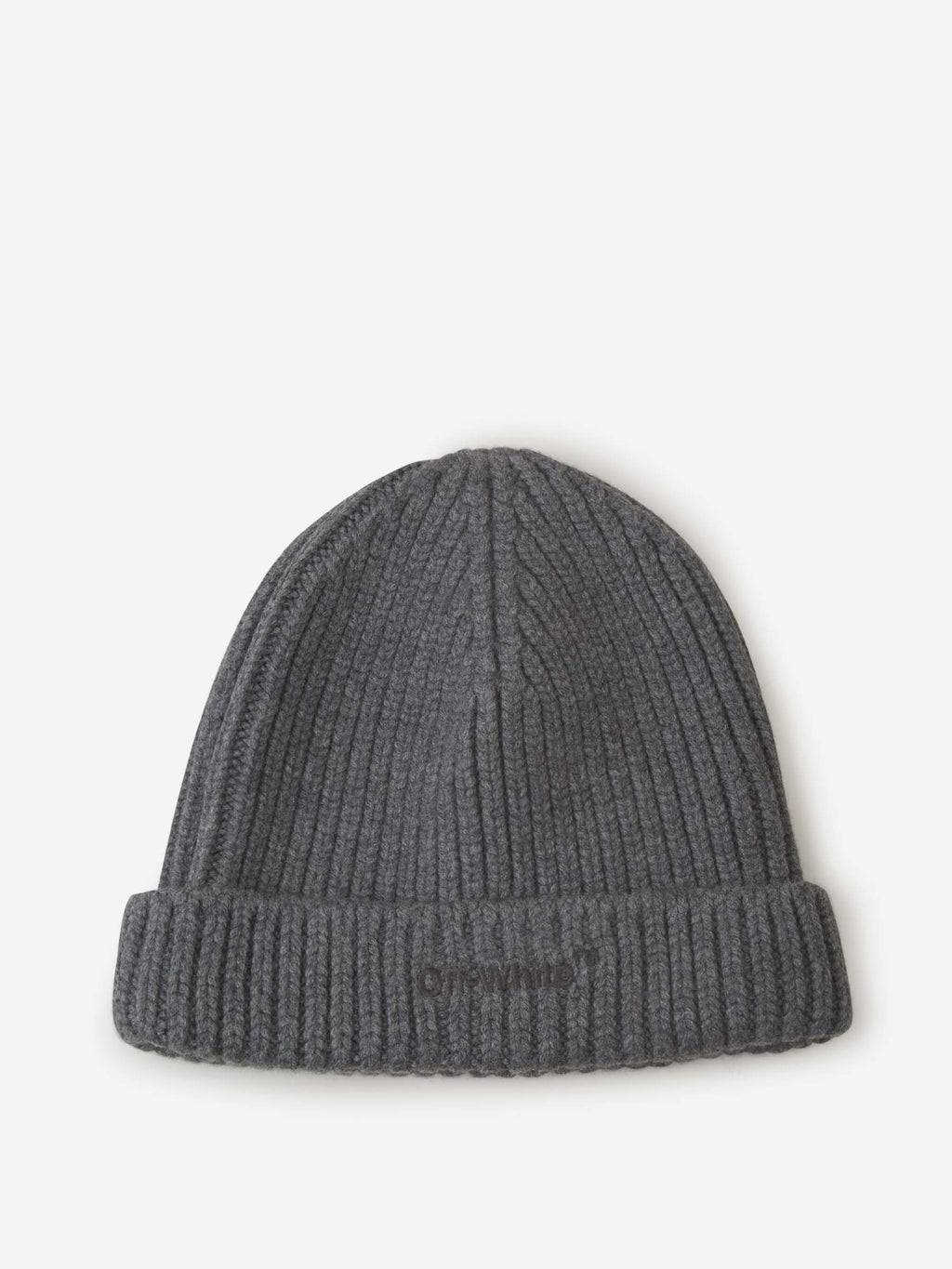 Knitted Logo Beanie Off-white – Гарантія оригінальності – боковий вид