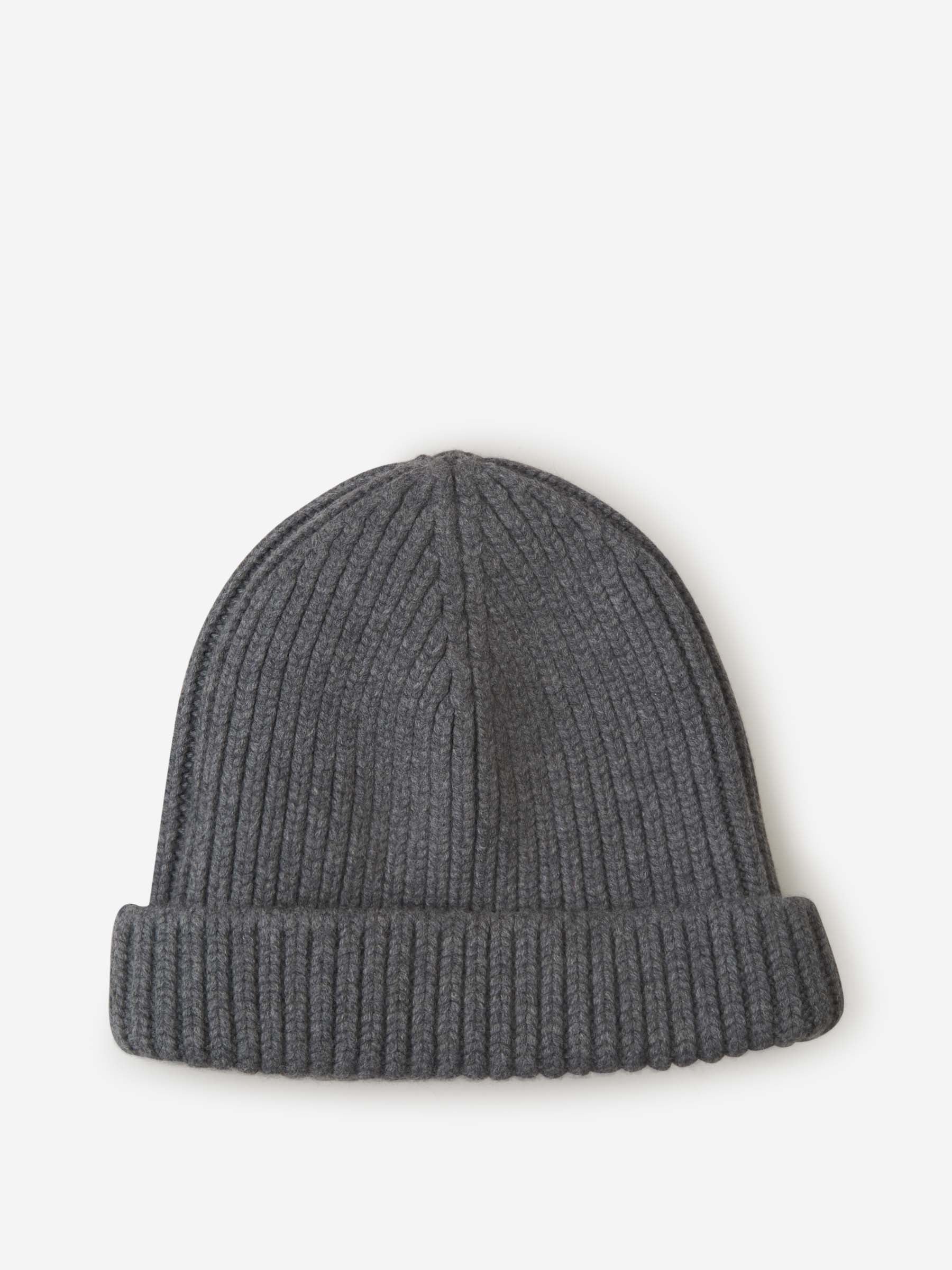 Knitted Logo Beanie Off-white – Гарантія оригінальності – вид ззаду