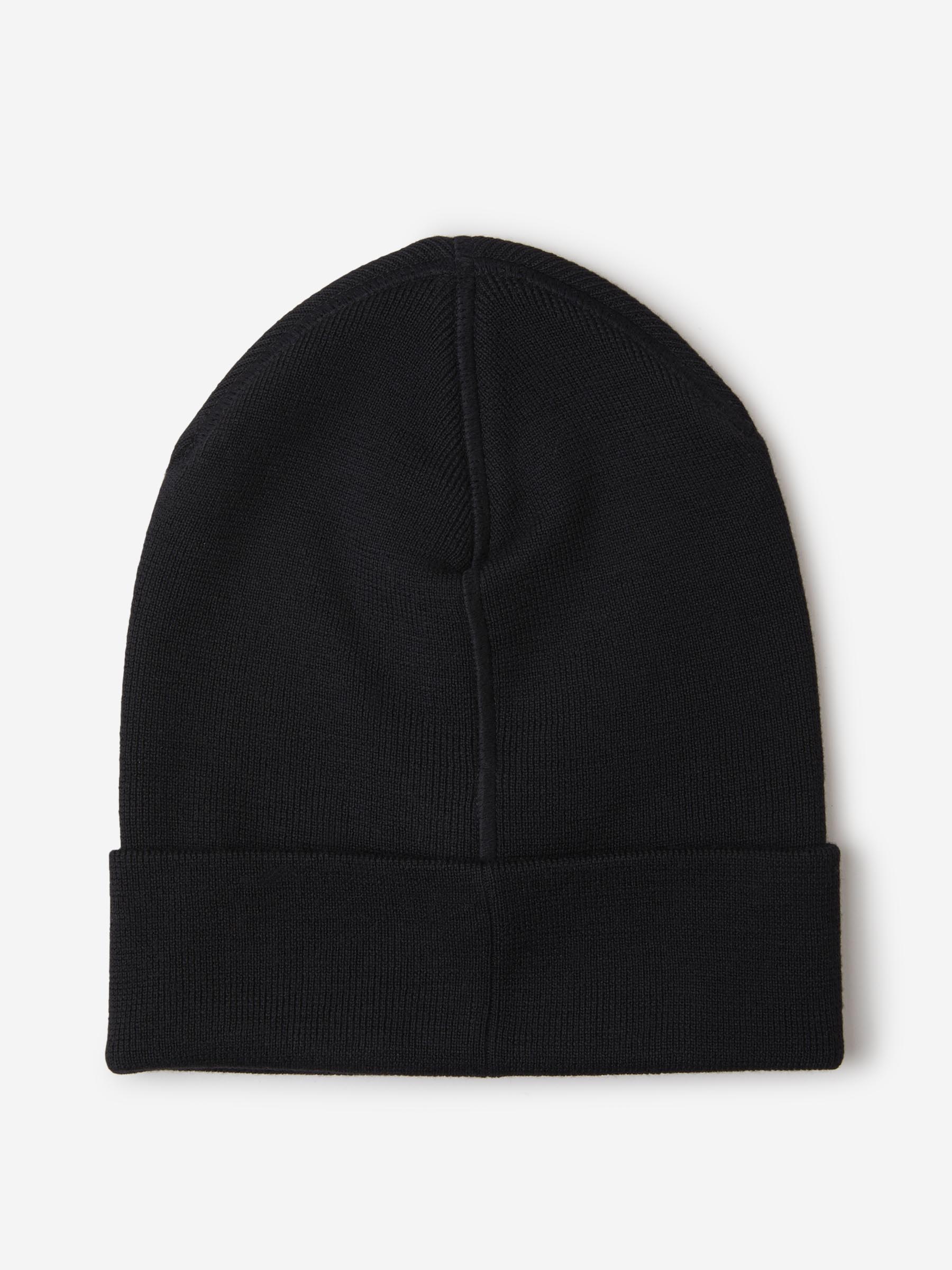 Wool Knit Beanie Stone island оригінал – Купити в Україні – вид ззаду - STONE ISLAND