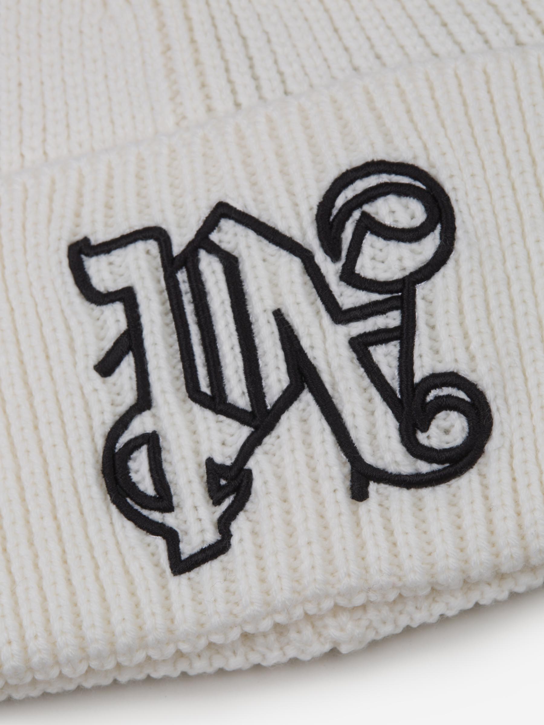 Оригінальна Embroidered Logo Beanie Palm angels – детальний вид