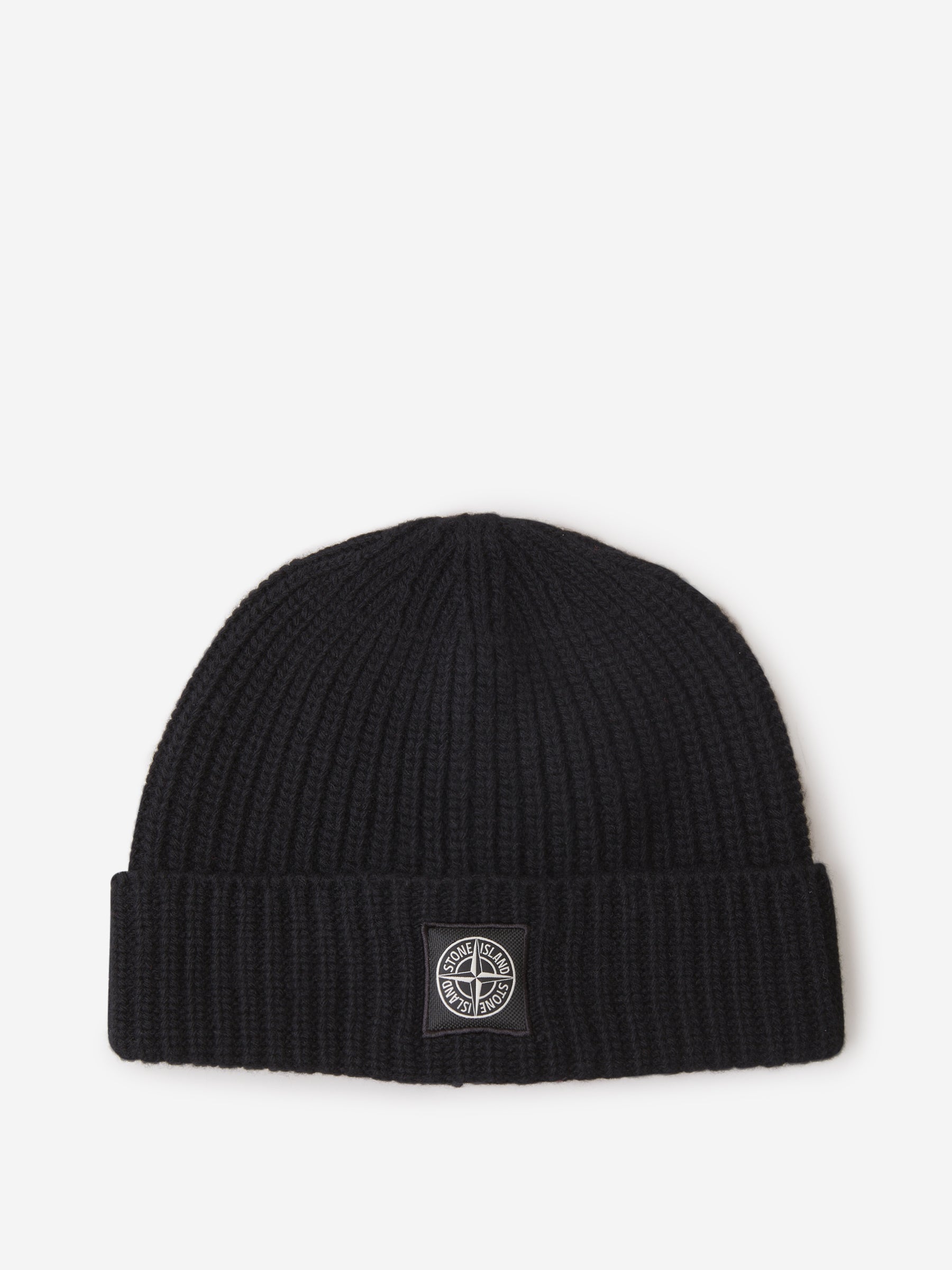 Wool Knit Beanie Stone island оригінал – Купити в Україні – боковий вид