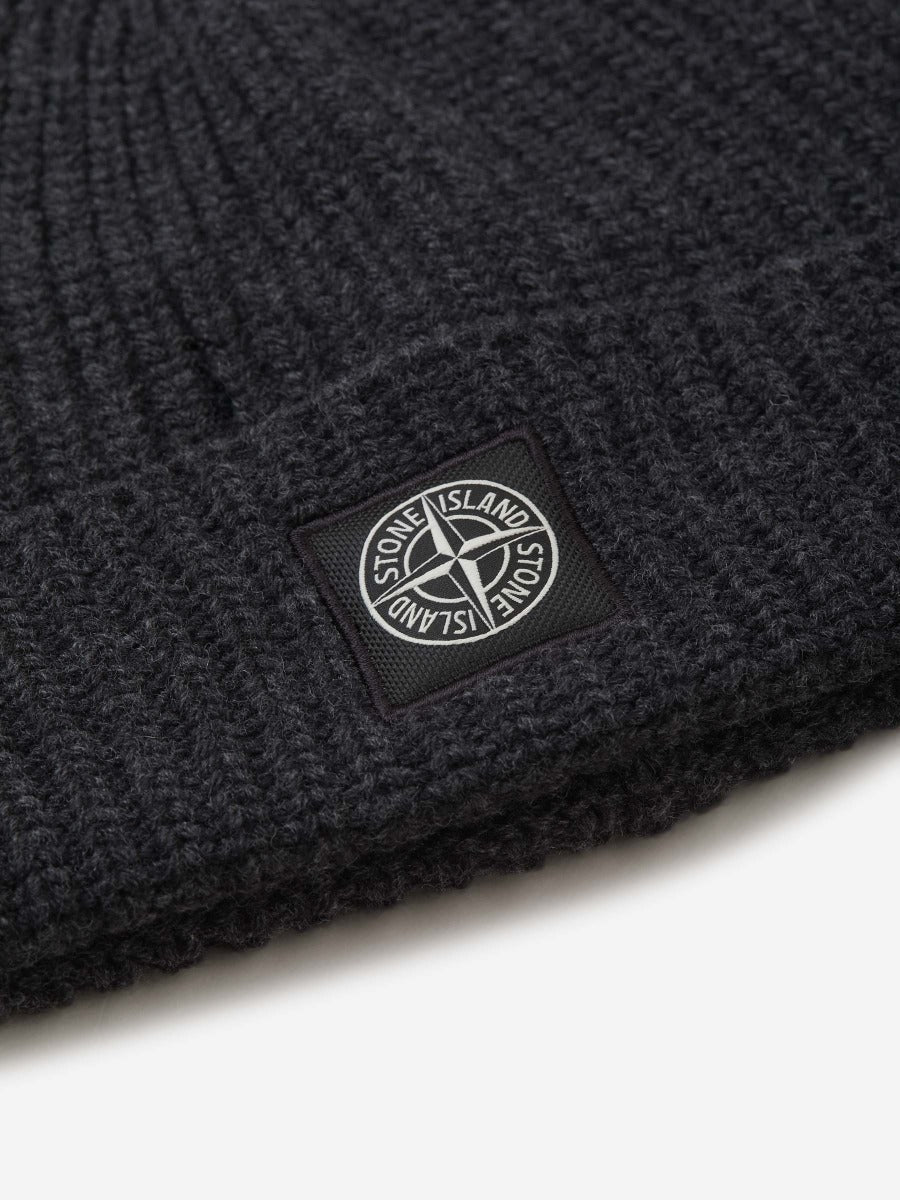 Wool Knit Beanie Stone island оригінал – Купити в Україні – детальний вид