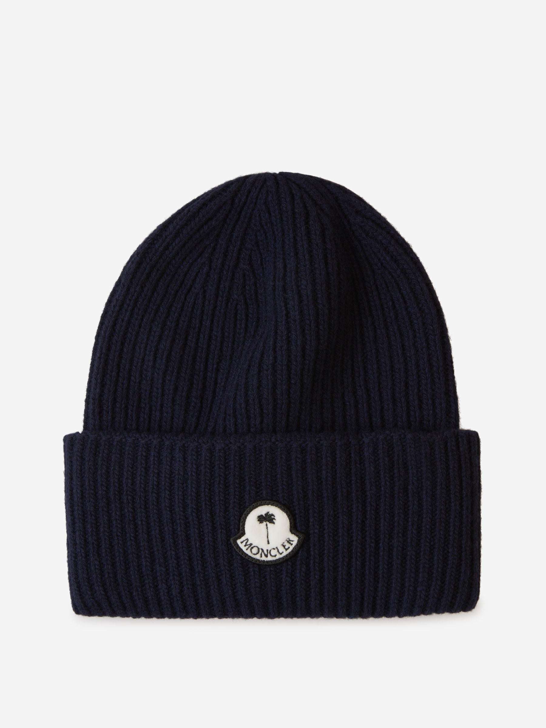 Tricot Wool Beanie Moncler оригінал – Купити в Україні – боковий вид - MONCLER