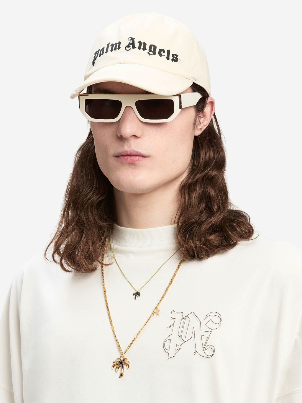 Printed Logo Cap Palm angels – Гарантія оригінальності – боковий вид