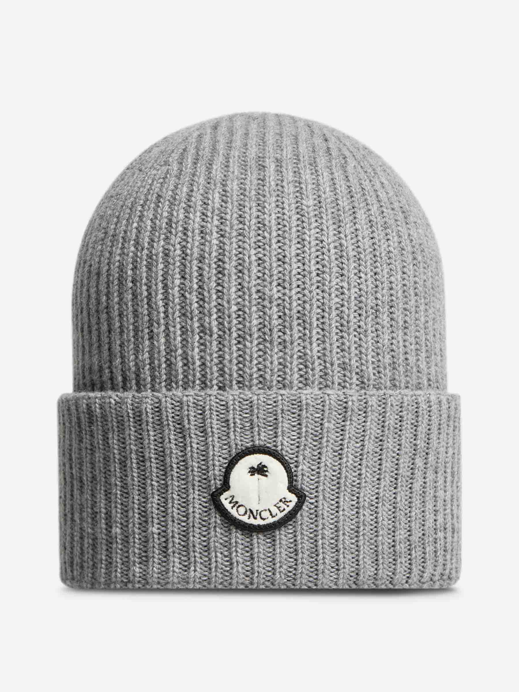 Оригінальна Wool Knitted Hat Moncler – боковий вид - MONCLER