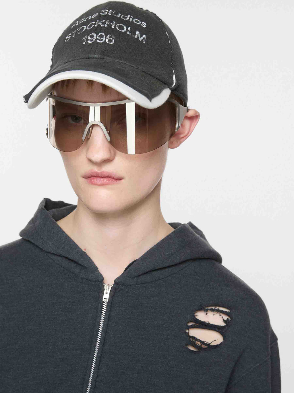 Printed Cotton Cap Acne studios – Гарантія оригінальності – вид ззаду