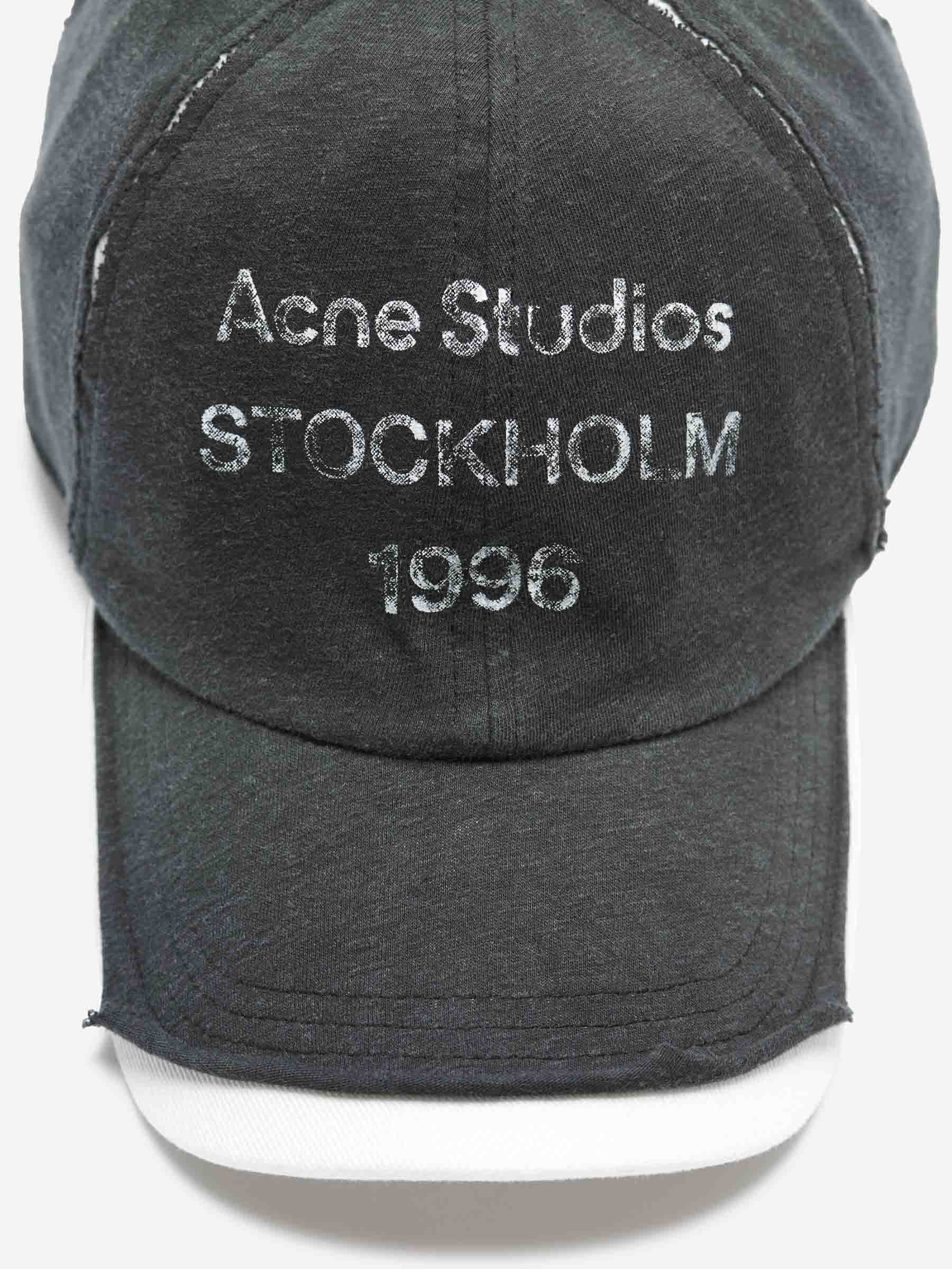 Printed Cotton Cap Acne studios – Гарантія оригінальності – детальний вид