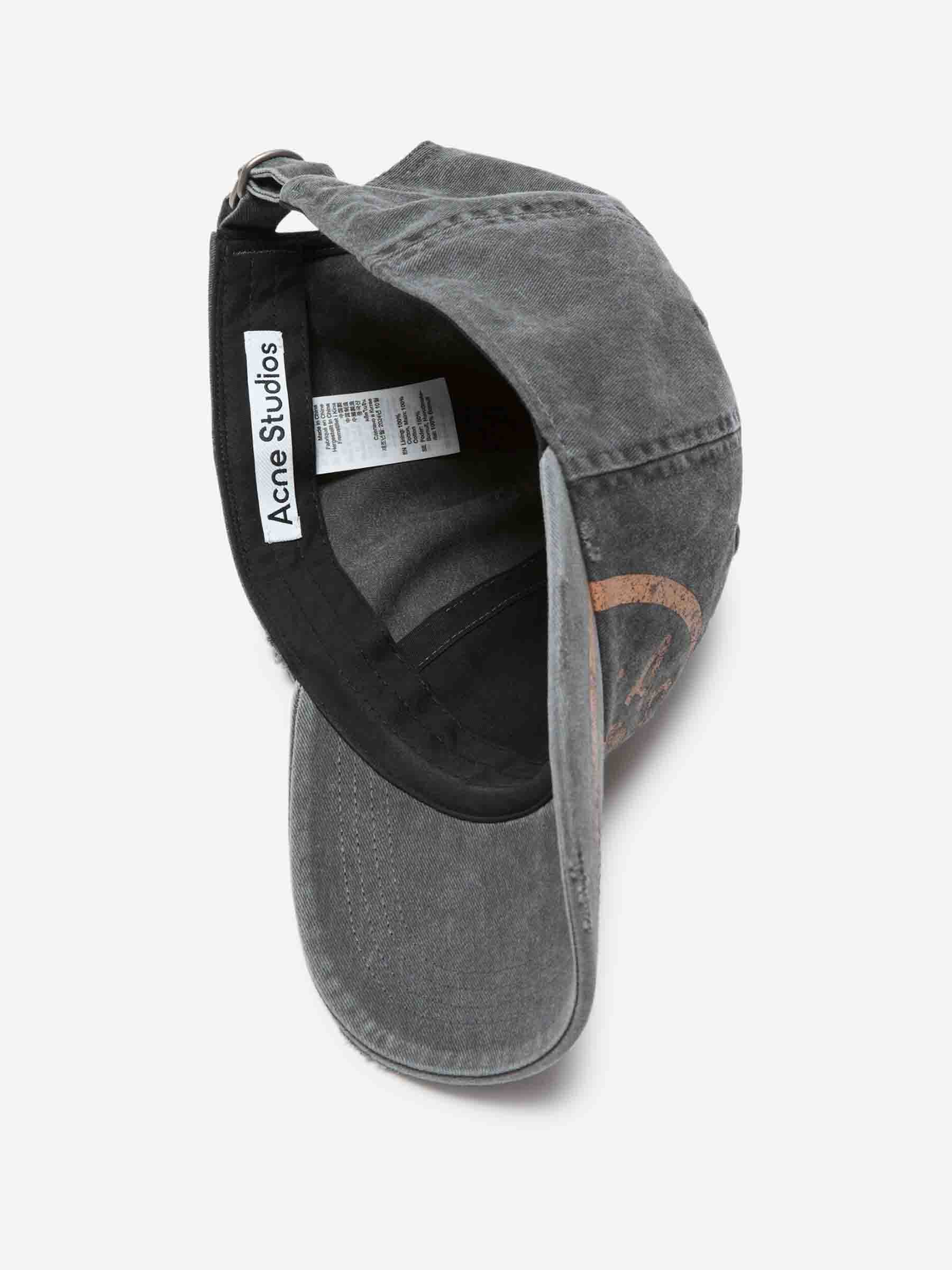 Оригінальна Cotton Logo Cap Acne studios – вид ззаду