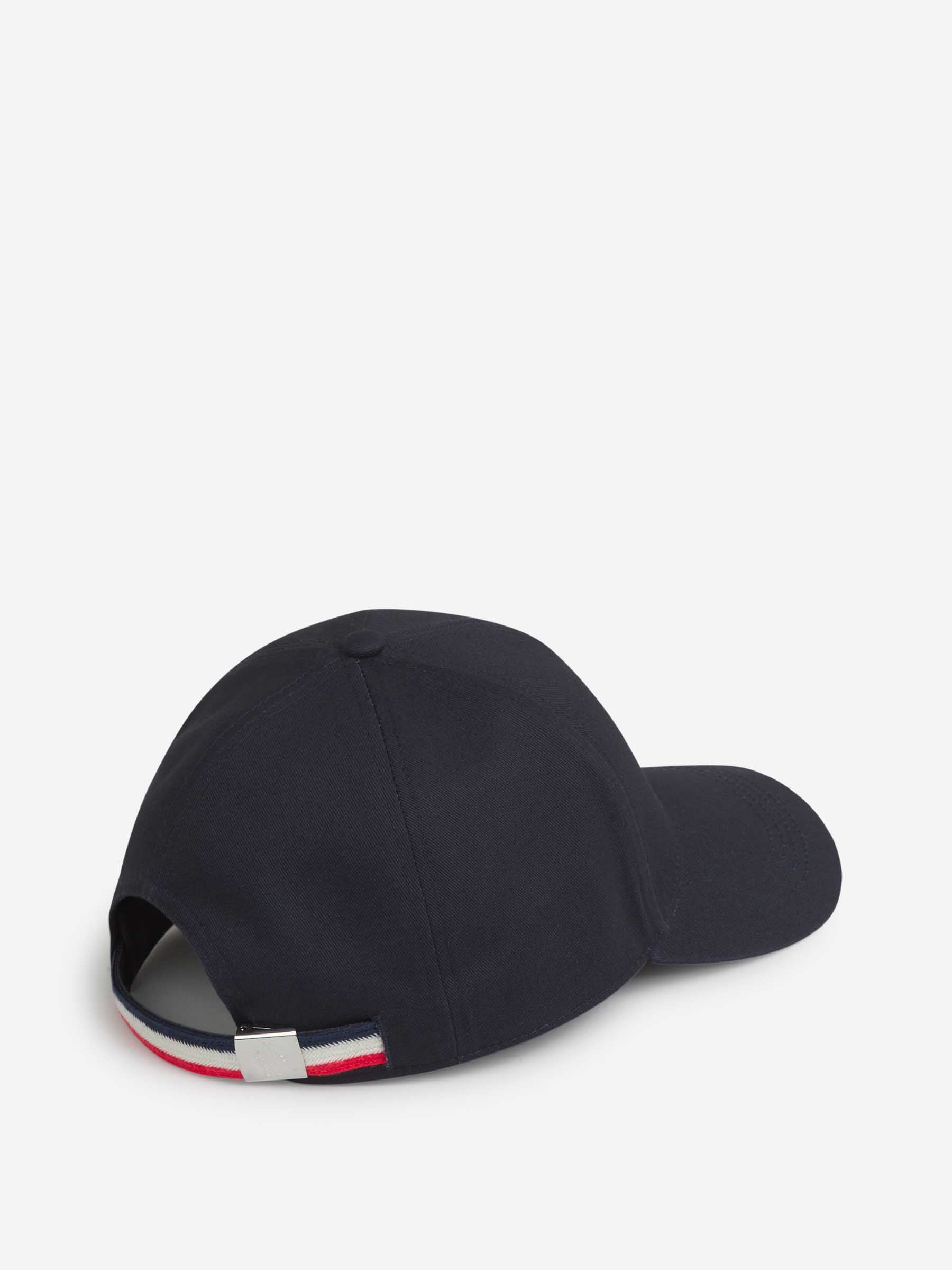 Cotton Baseball Cap Moncler – Гарантія оригінальності – детальний вид - MONCLER