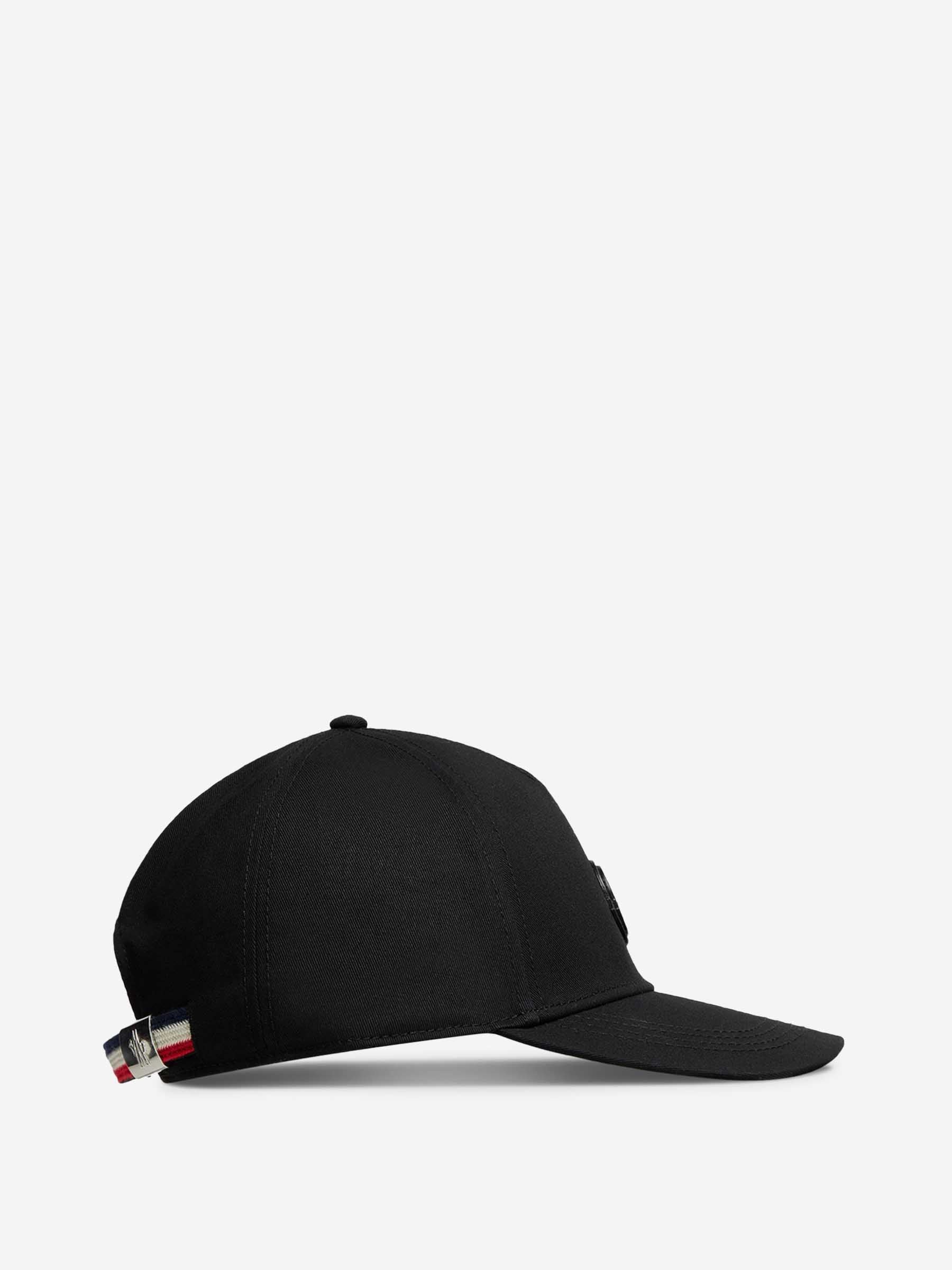 Cotton Baseball Cap Moncler – Гарантія оригінальності – детальний вид - MONCLER