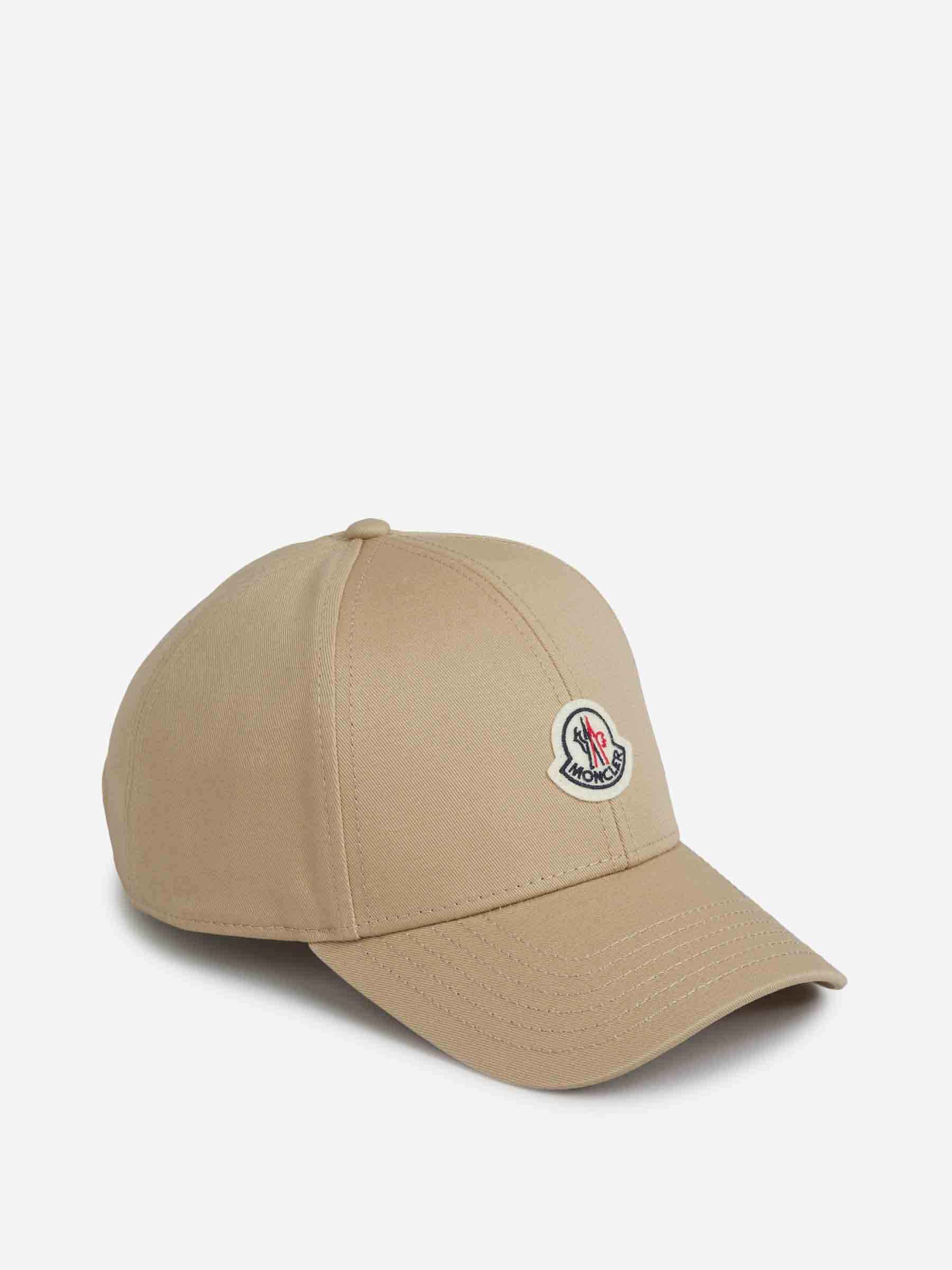 Cotton Baseball Cap Moncler – Гарантія оригінальності – боковий вид