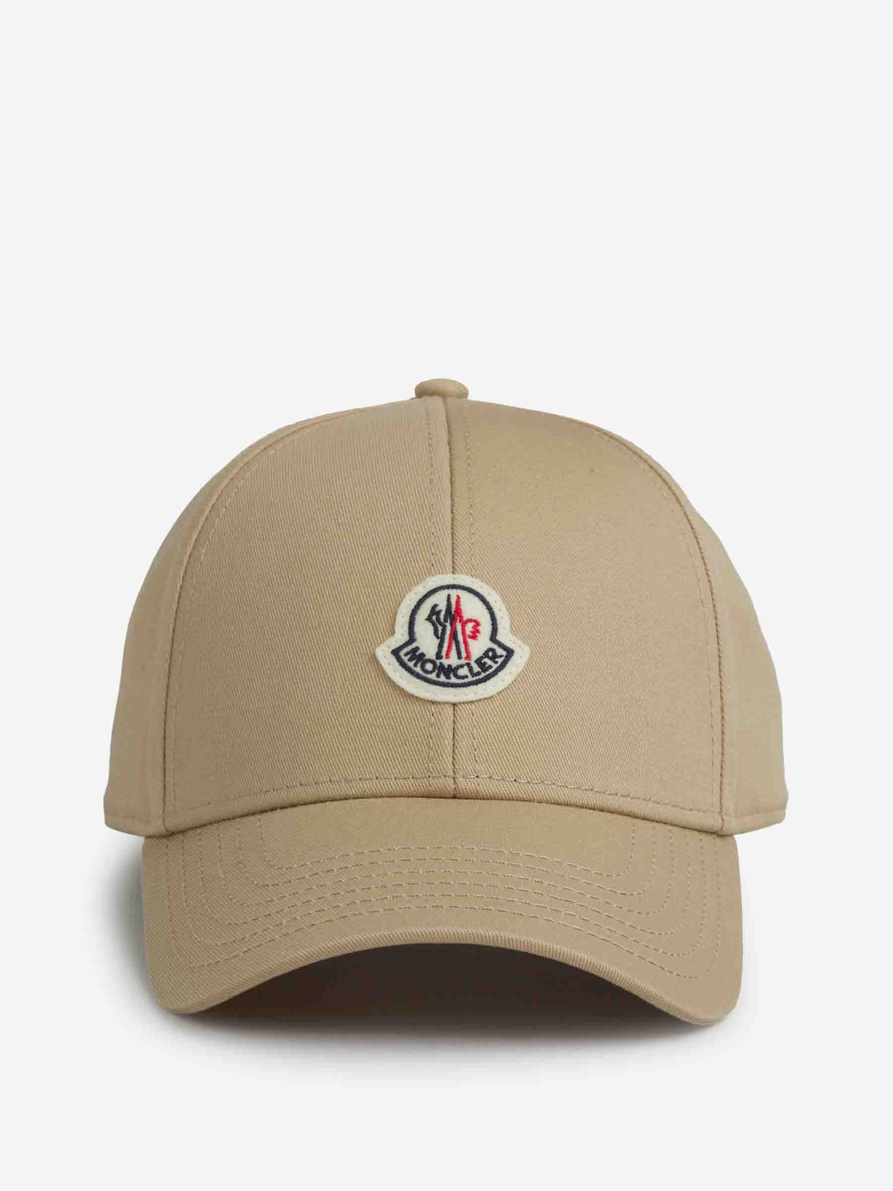 Cotton Baseball Cap Moncler – Гарантія оригінальності – вид ззаду