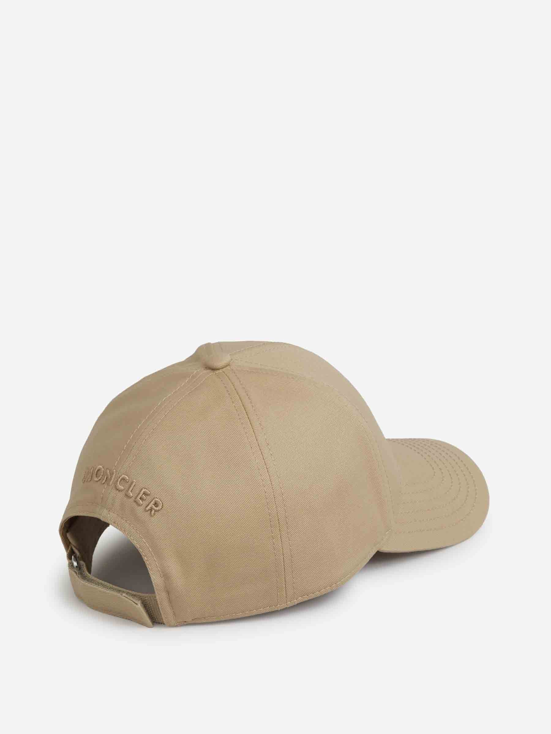 Cotton Baseball Cap Moncler – Гарантія оригінальності – збільшений вид