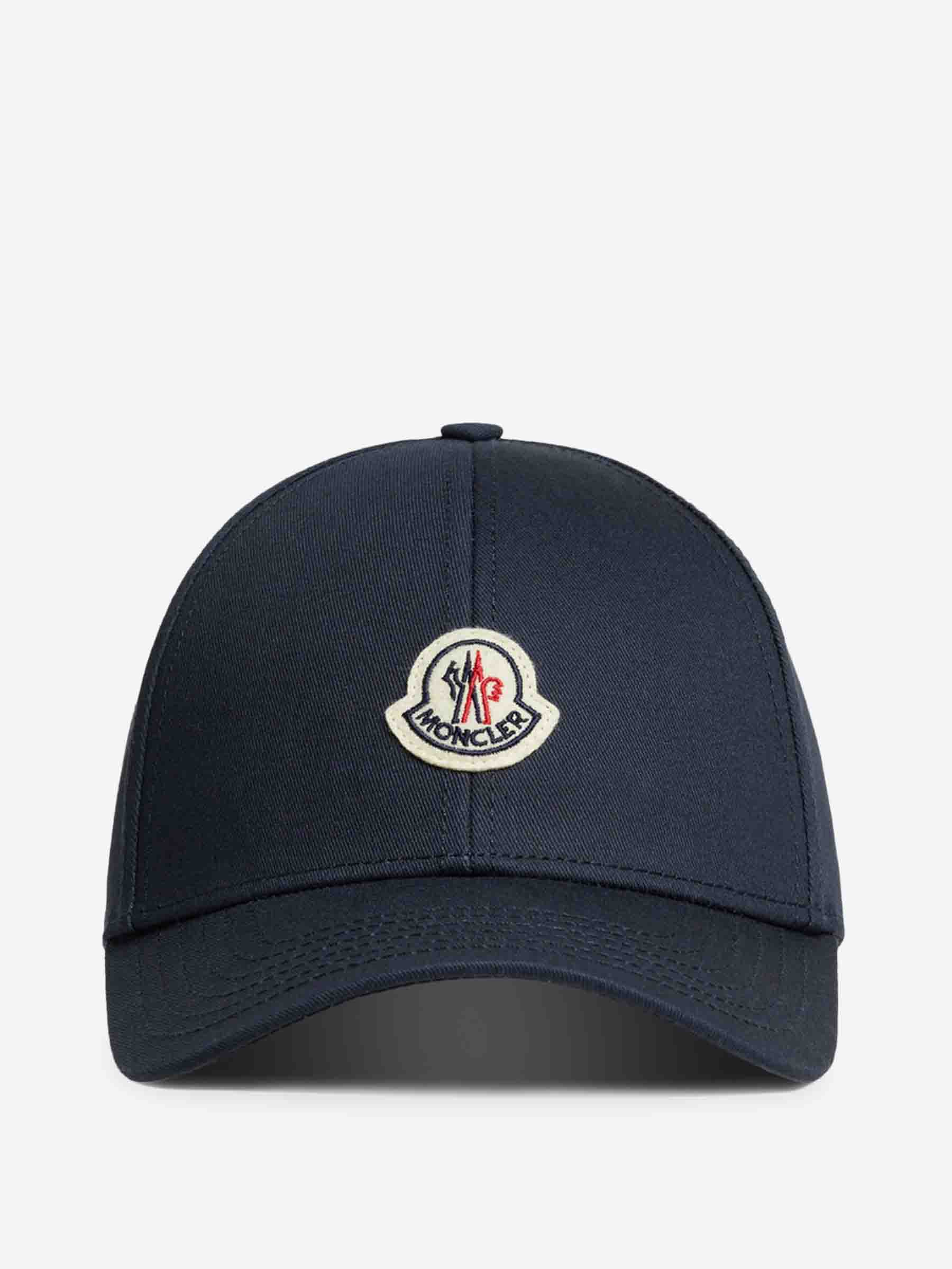 Cotton Baseball Cap Moncler – Гарантія оригінальності – боковий вид