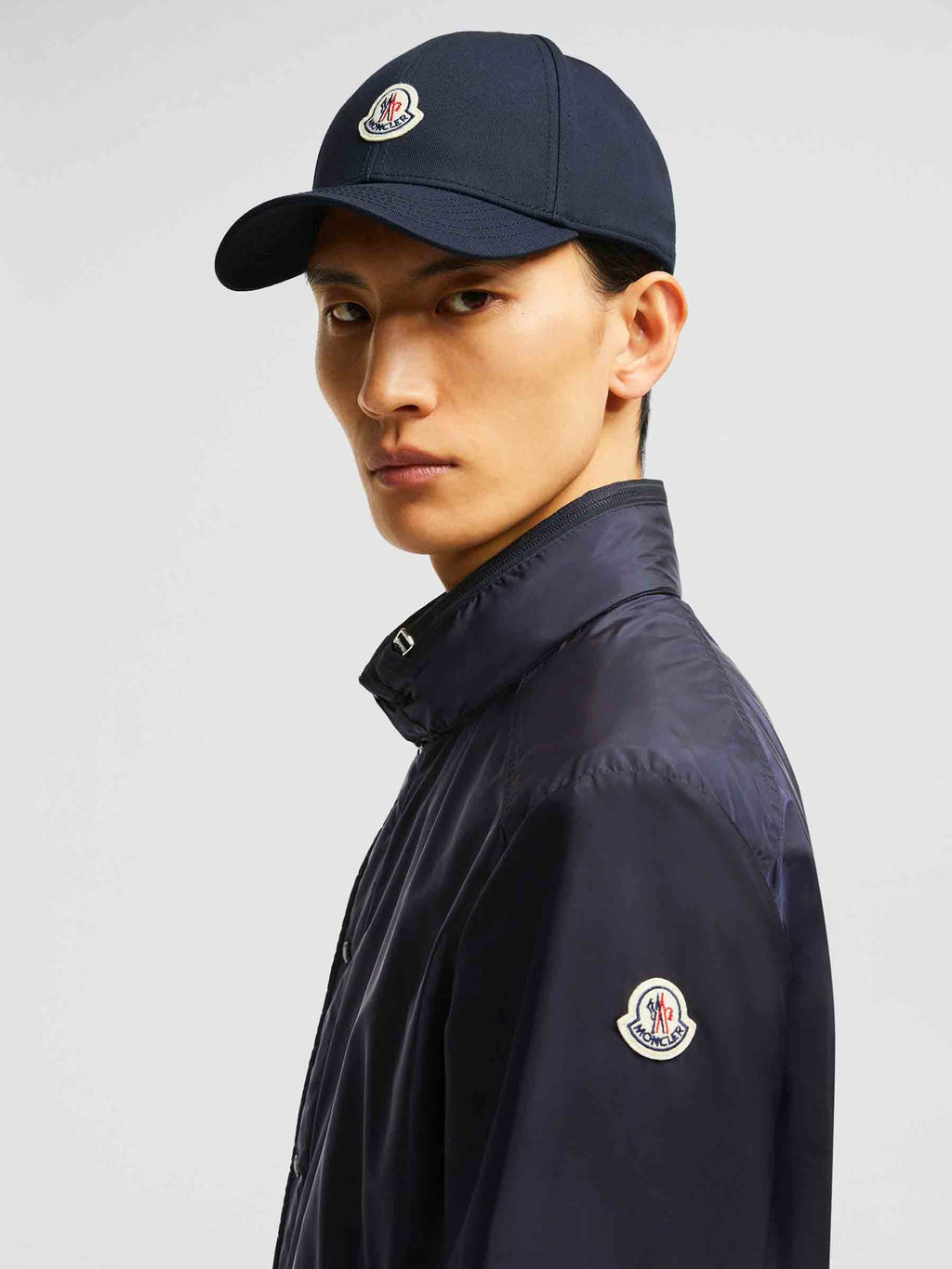 Cotton Baseball Cap Moncler – Гарантія оригінальності – вид ззаду