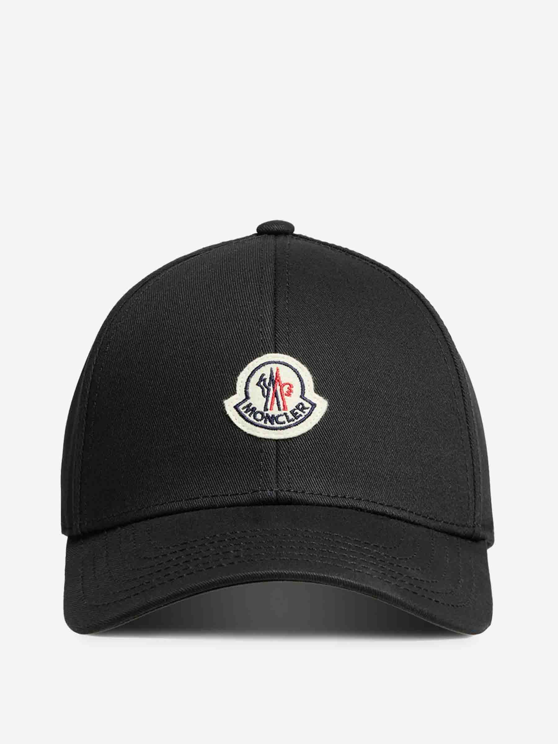 Cotton Baseball Cap Moncler – Гарантія оригінальності – боковий вид