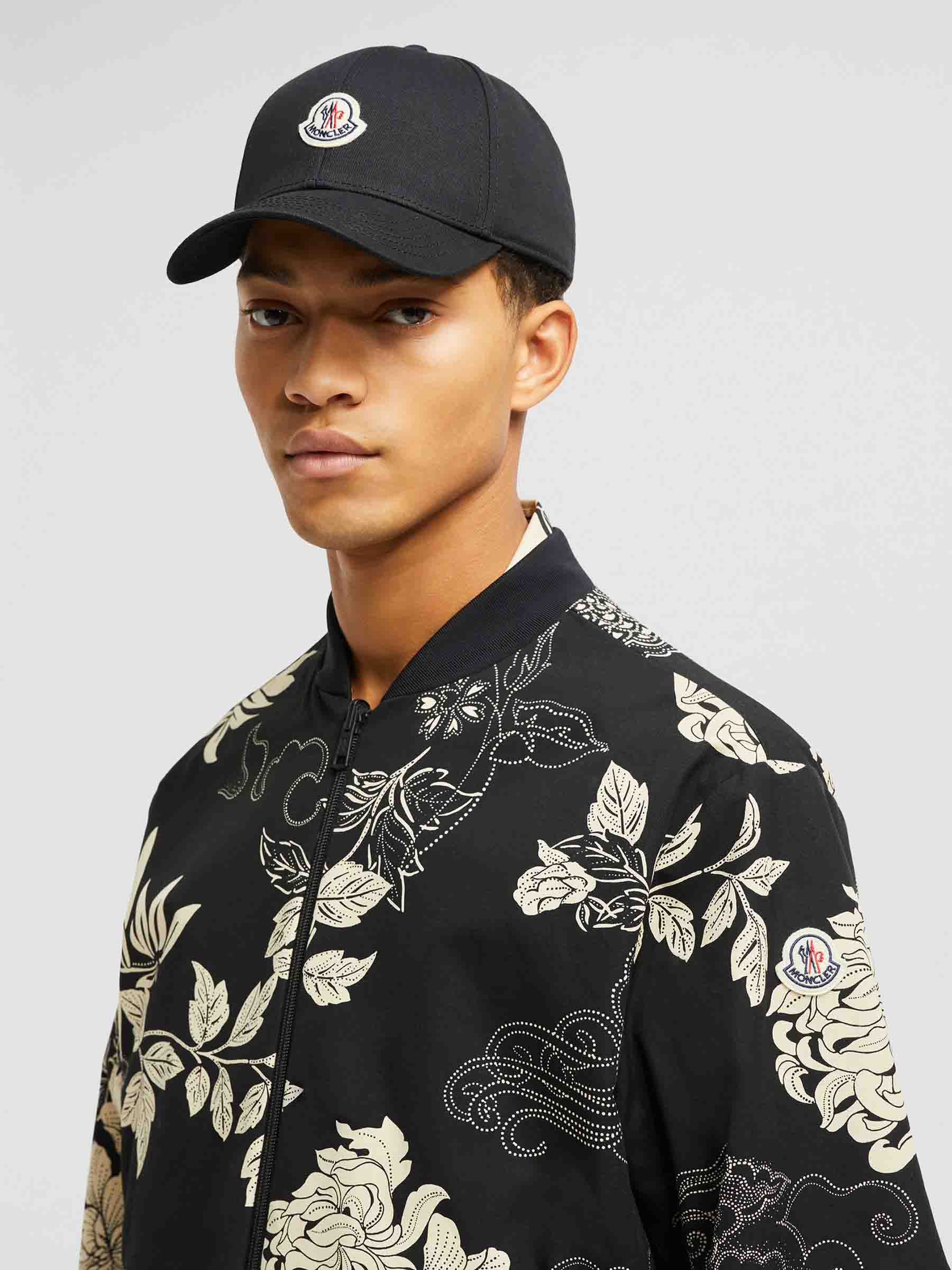 Cotton Baseball Cap Moncler – Гарантія оригінальності – вид ззаду