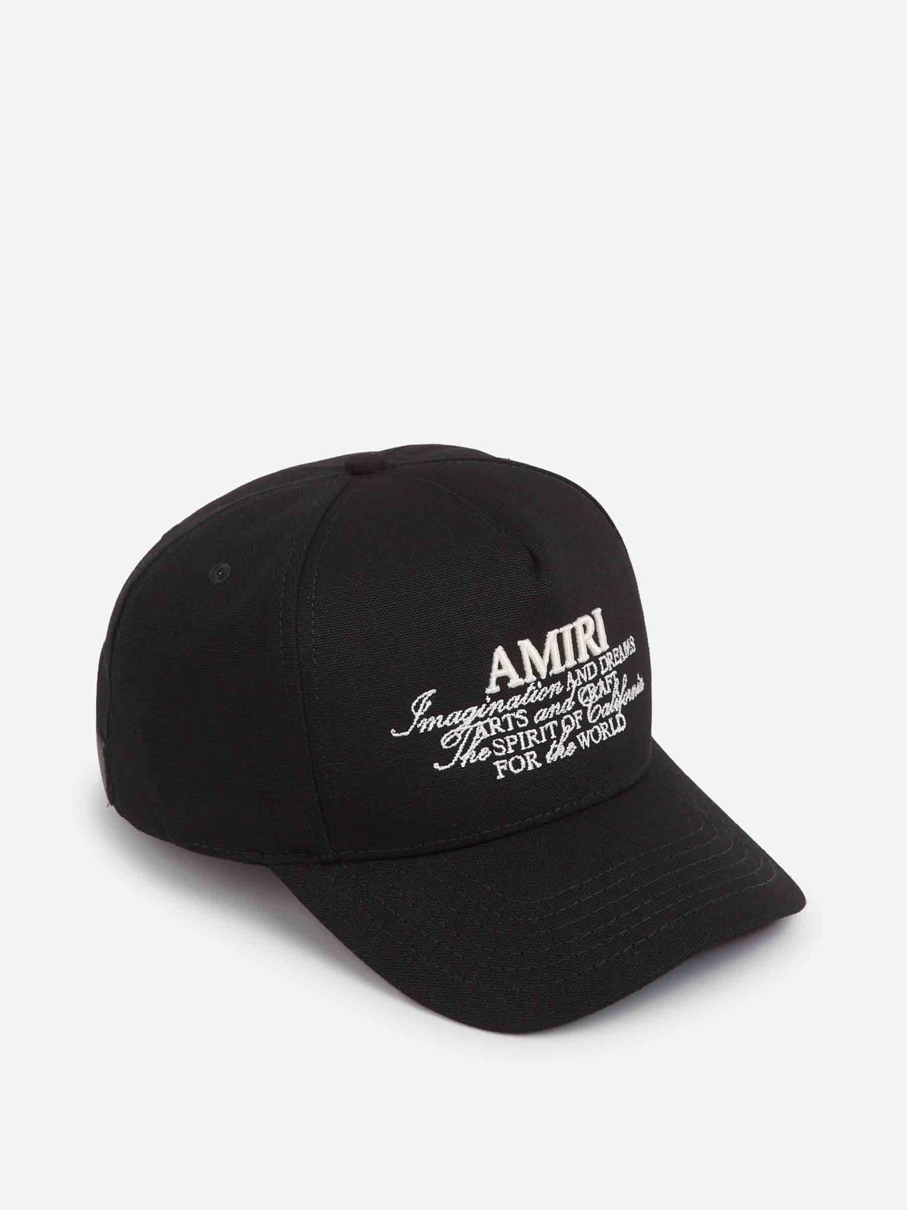 Embroidered Cap Amiri – Гарантія оригінальності – боковий вид