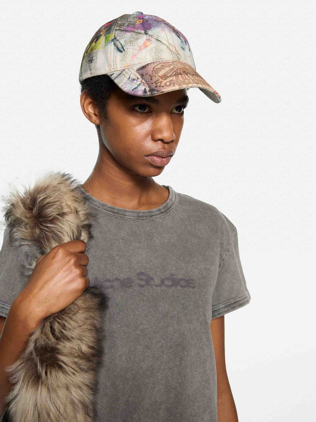 Printed Cap Acne studios оригінал – Купити в Україні – вид ззаду