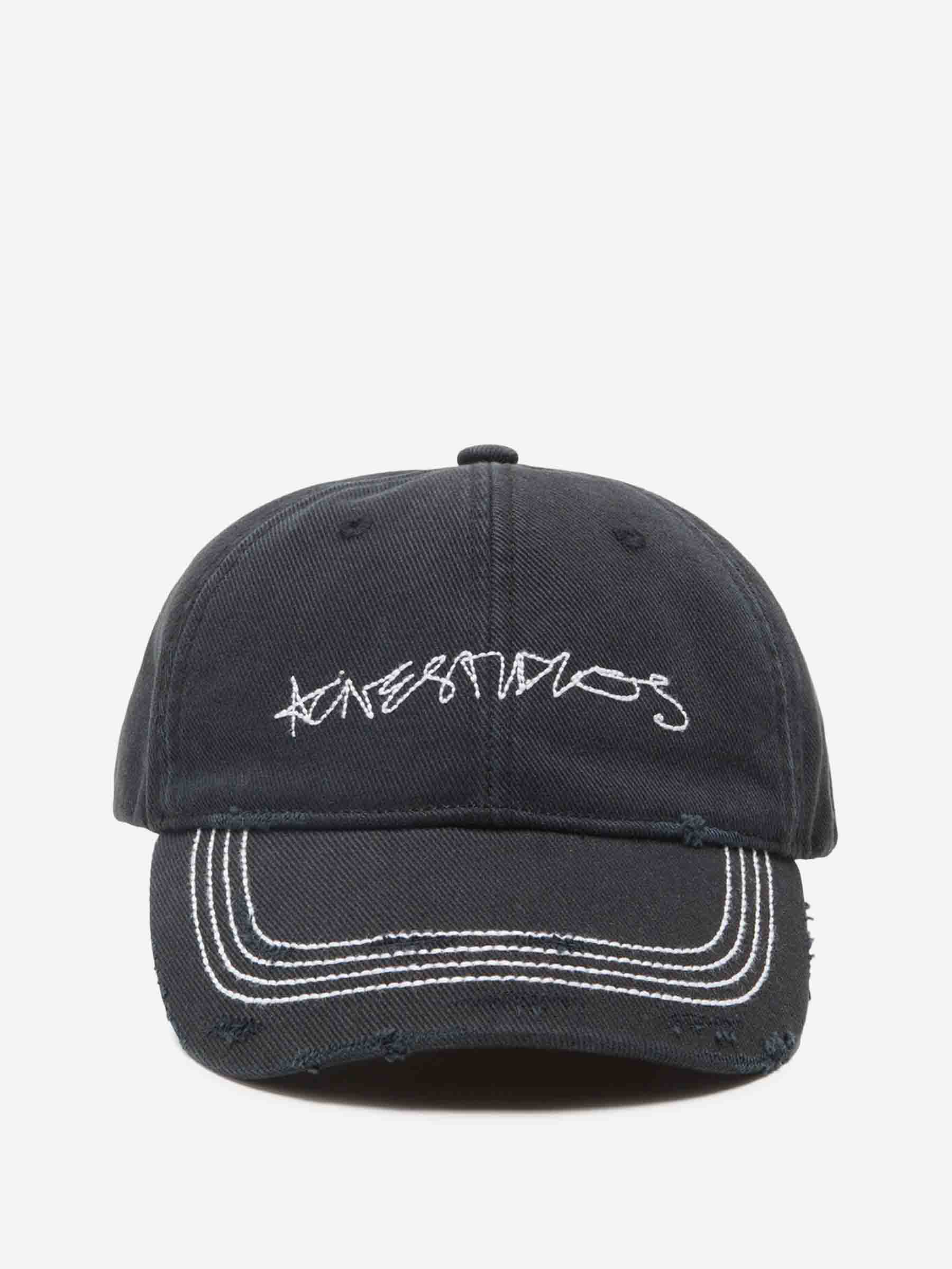 Gorra Logo Algodón Acne studios оригінал – Купити в Україні – боковий вид