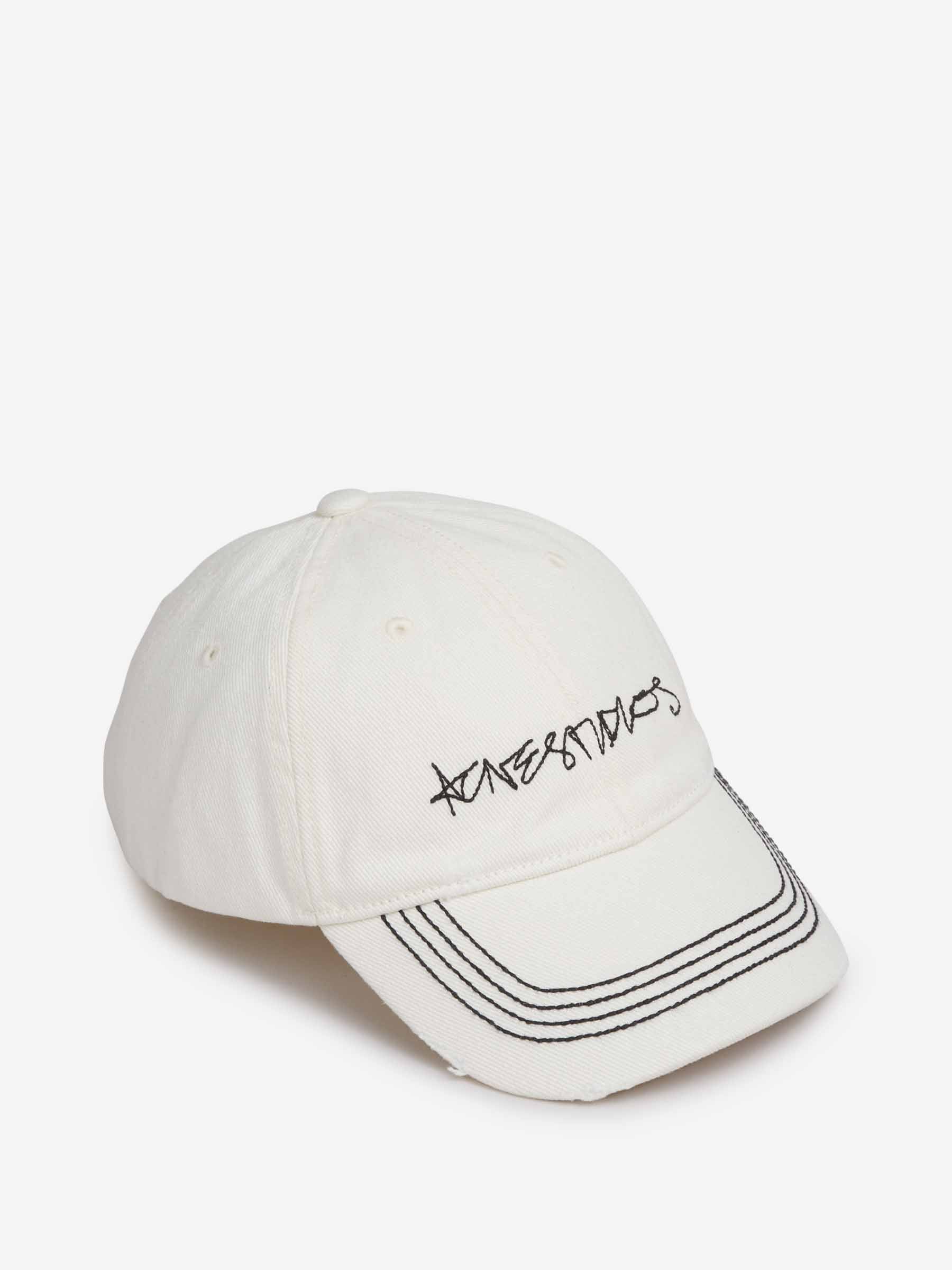 Gorra Logo Algodón Acne studios оригінал – Купити в Україні – боковий вид