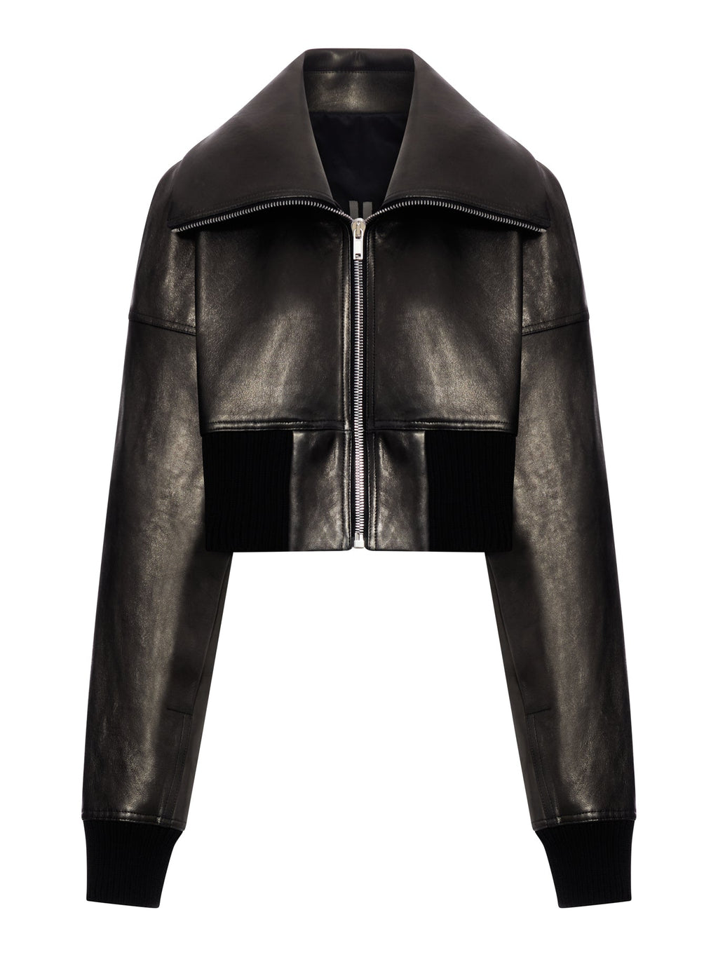Padded Leather Bomber Jacket Rick owens оригінал – Купити в Україні – боковий вид