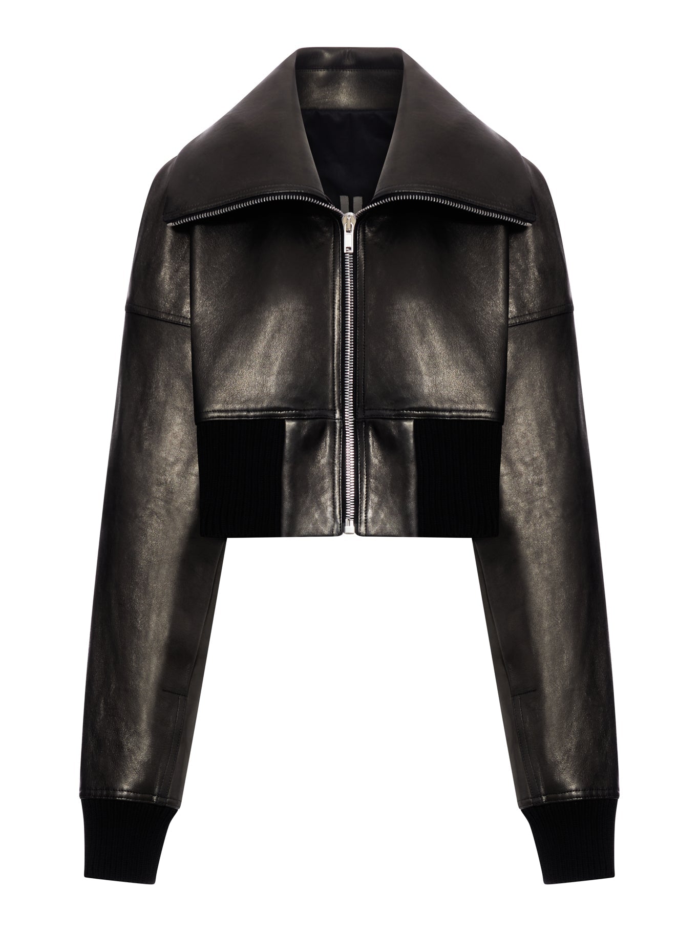 Padded Leather Bomber Jacket Rick owens оригінал – Купити в Україні – боковий вид