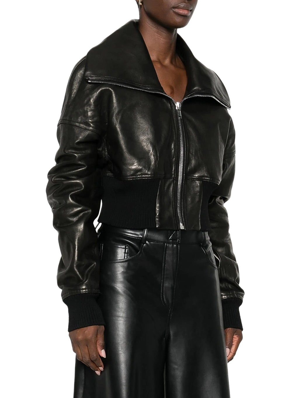 Padded Leather Bomber Jacket Rick owens оригінал – Купити в Україні – детальний вид