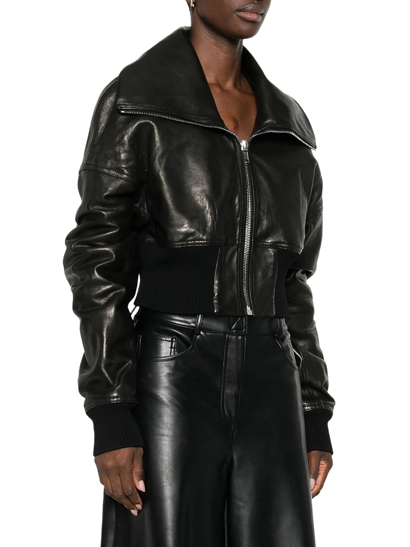 Padded Leather Bomber Jacket Rick owens оригінал – Купити в Україні – детальний вид