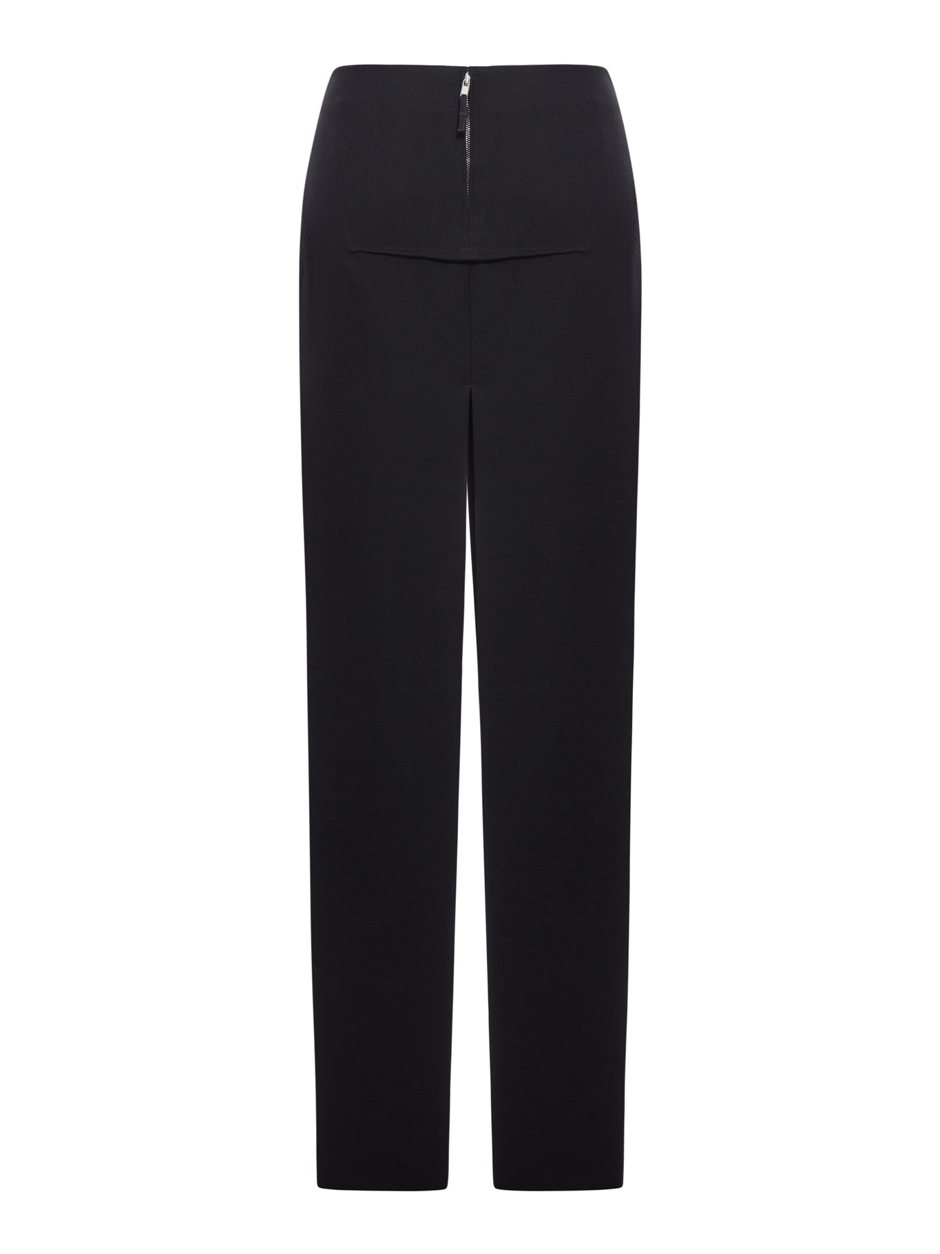 Long Sliced Wool Skirt Rick owens – Гарантія оригінальності – вид ззаду
