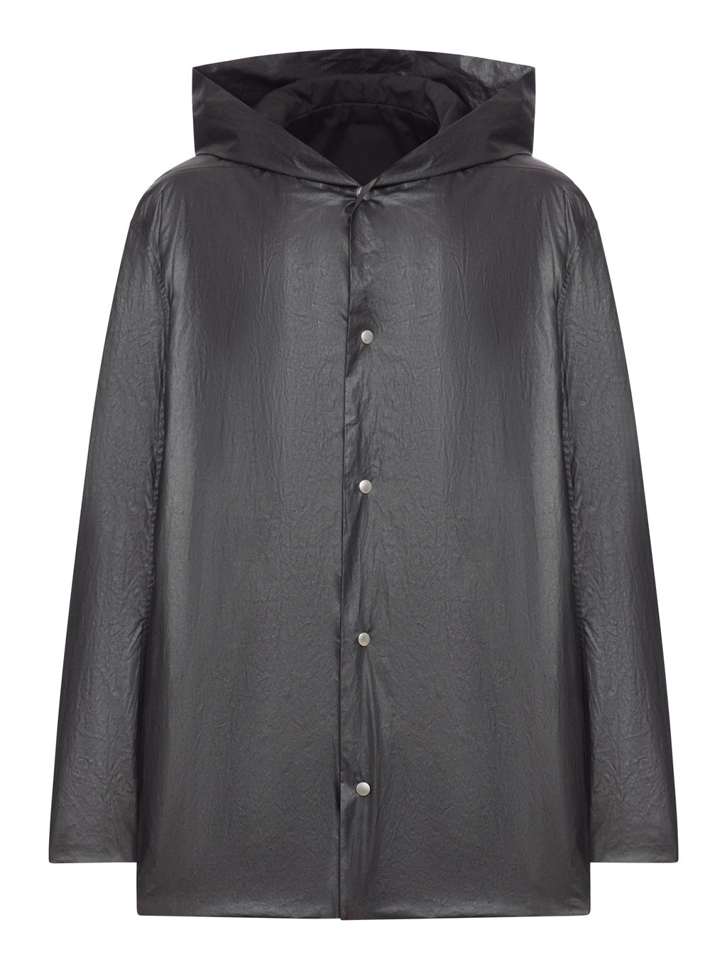 Оригінальна Waxed Cotton Overshirt Rick owens – боковий вид