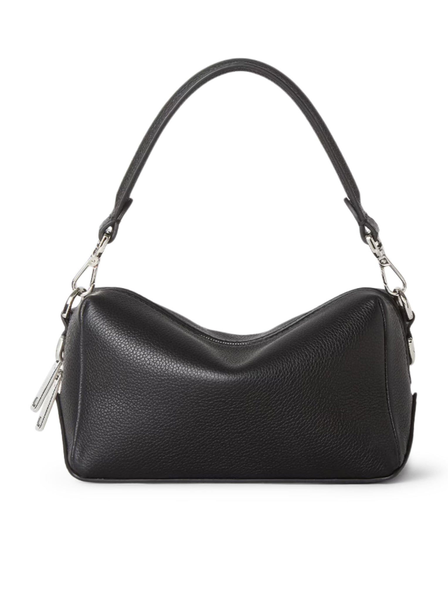 Small Black Leather Bag Fendi – Гарантія оригінальності – боковий вид