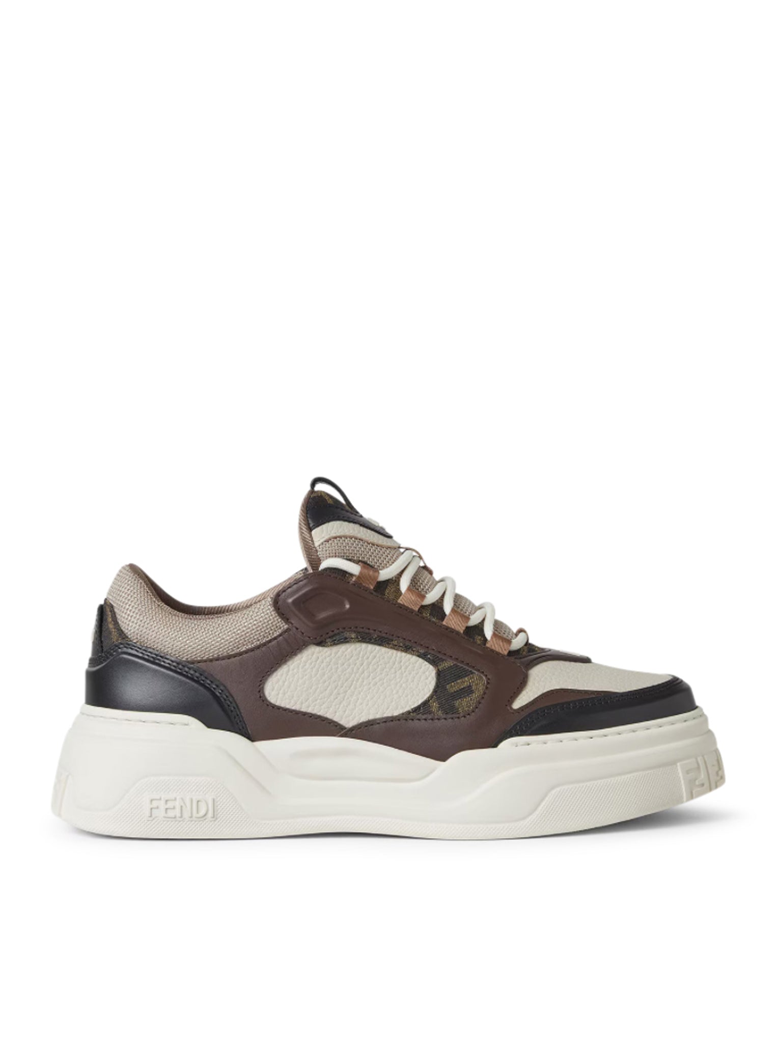 Оригінальна Force Leather Sneakers Fendi – боковий вид