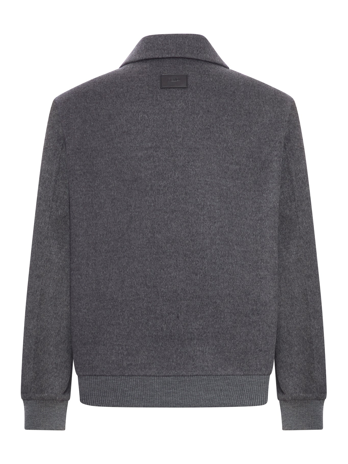 Single-Breasted Wool Blouson Fendi – Гарантія оригінальності – вид ззаду