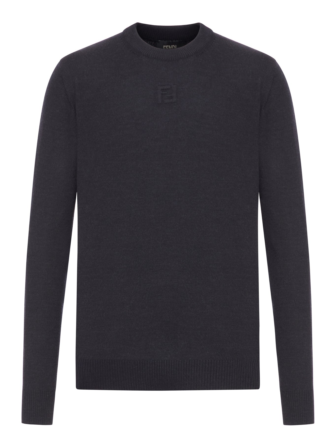 Оригінальна Crew Neck Wool Sweater Fendi – боковий вид