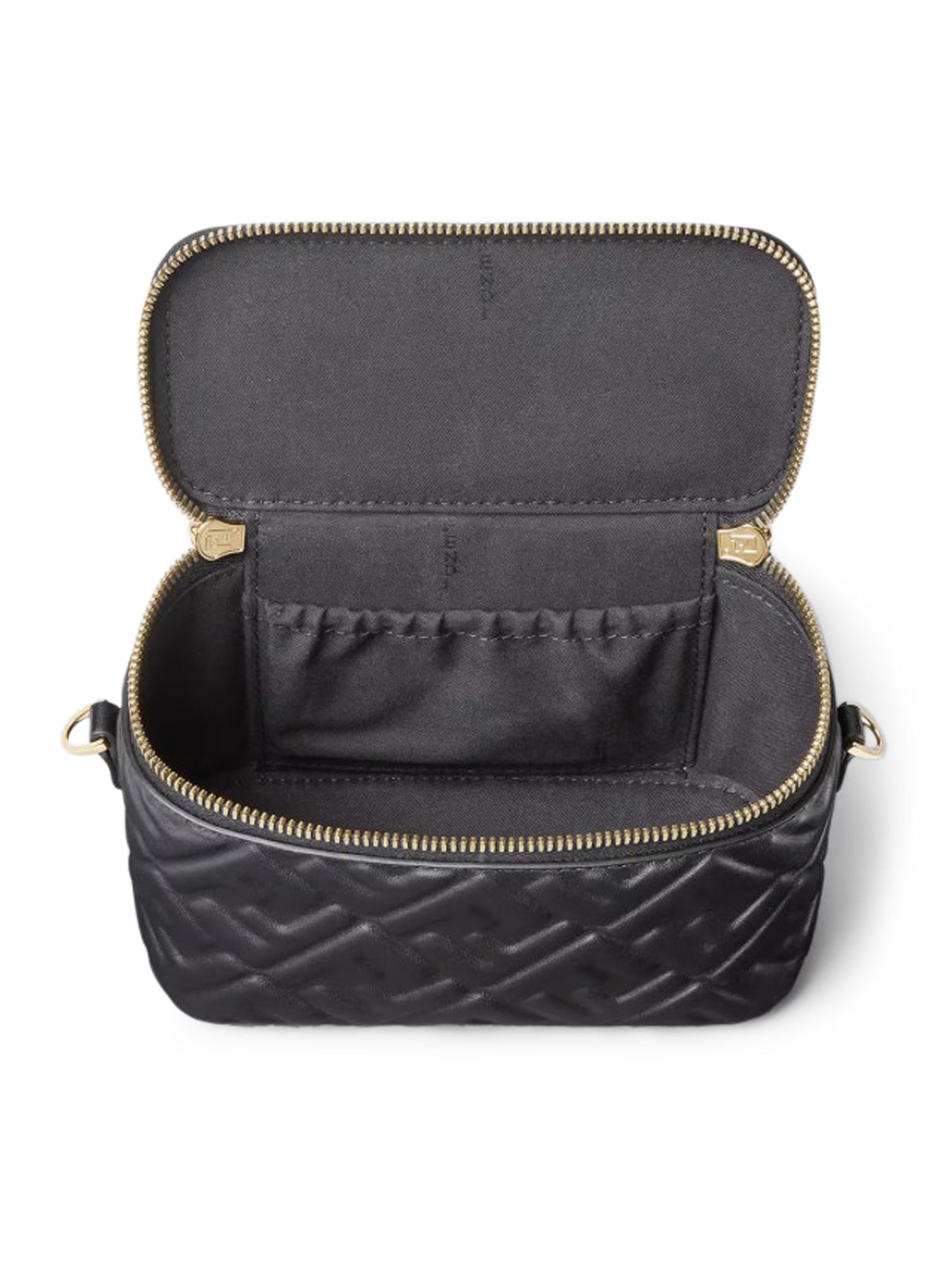 Vanity Mini Bag In Black Nappa With Ff Motif Fendi оригінал – Купити в Україні – збільшений вид