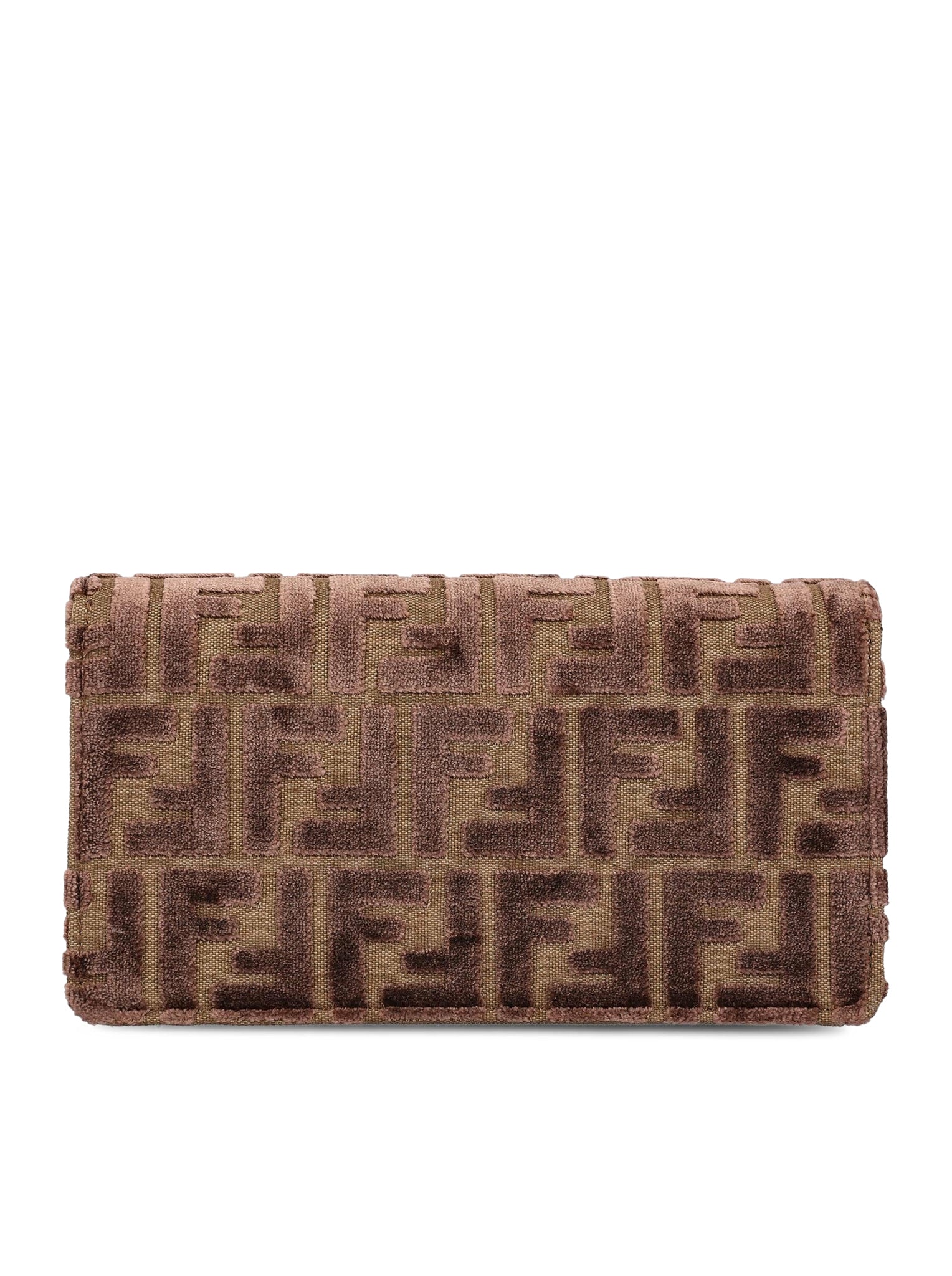 Portafoglio In Velluto Ff Jacquard Fendi – Гарантія оригінальності – вид ззаду