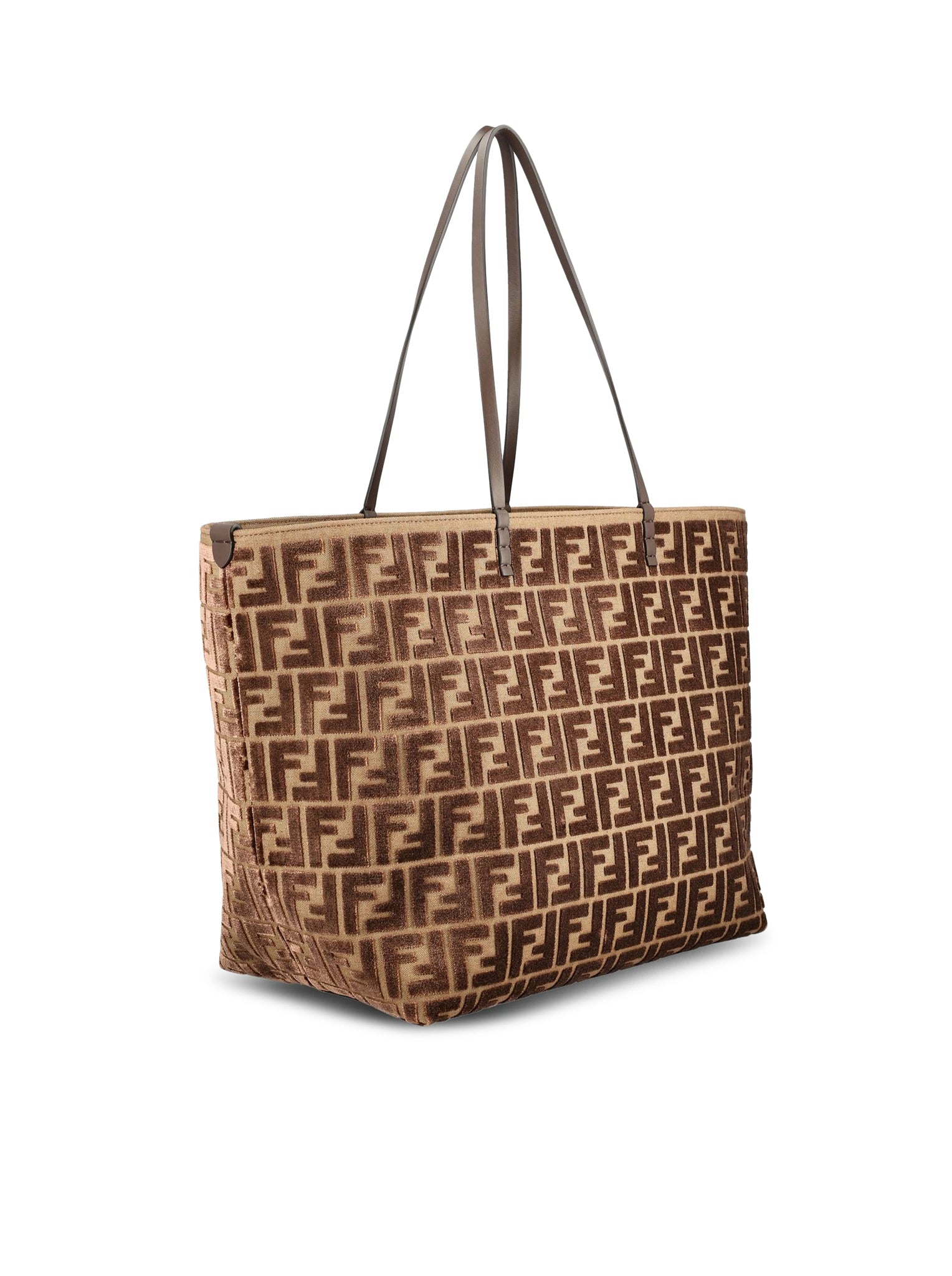 Large Velvet Roll Bag Fendi – Гарантія оригінальності – вид ззаду
