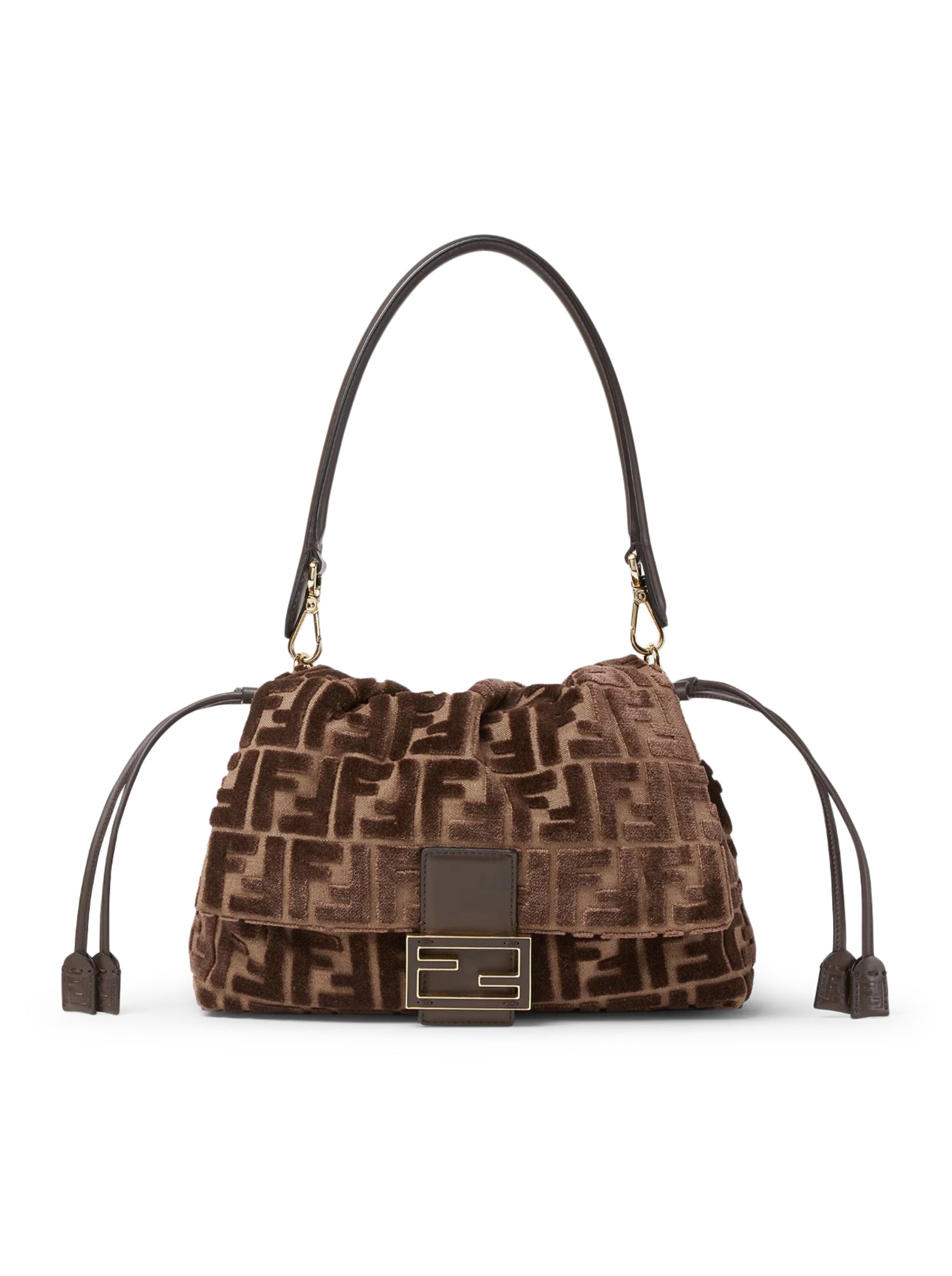 Оригінальна Mamma Baguette Medium Fendi – боковий вид