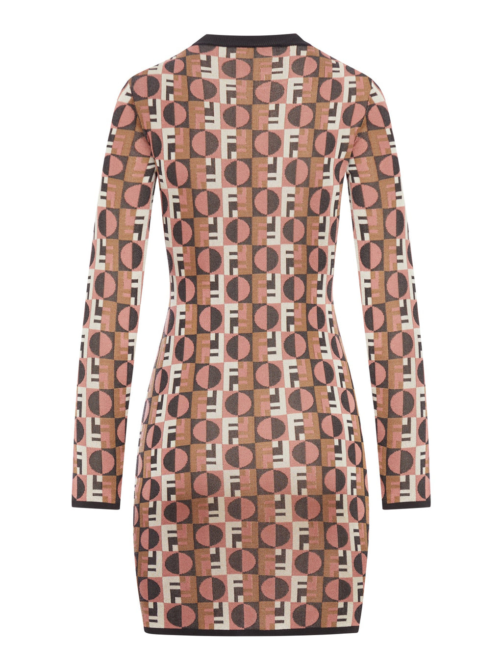 Short Jacquard Dress Fendi оригінал – Купити в Україні – вид ззаду