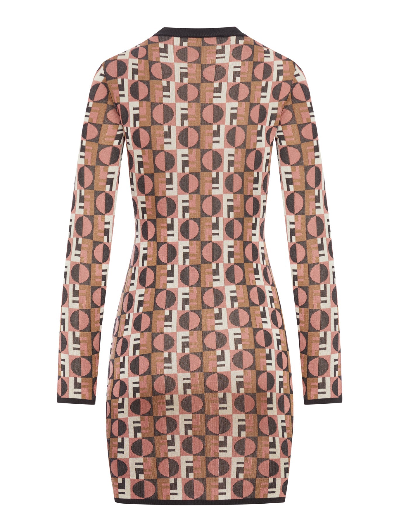 Short Jacquard Dress Fendi оригінал – Купити в Україні – вид ззаду