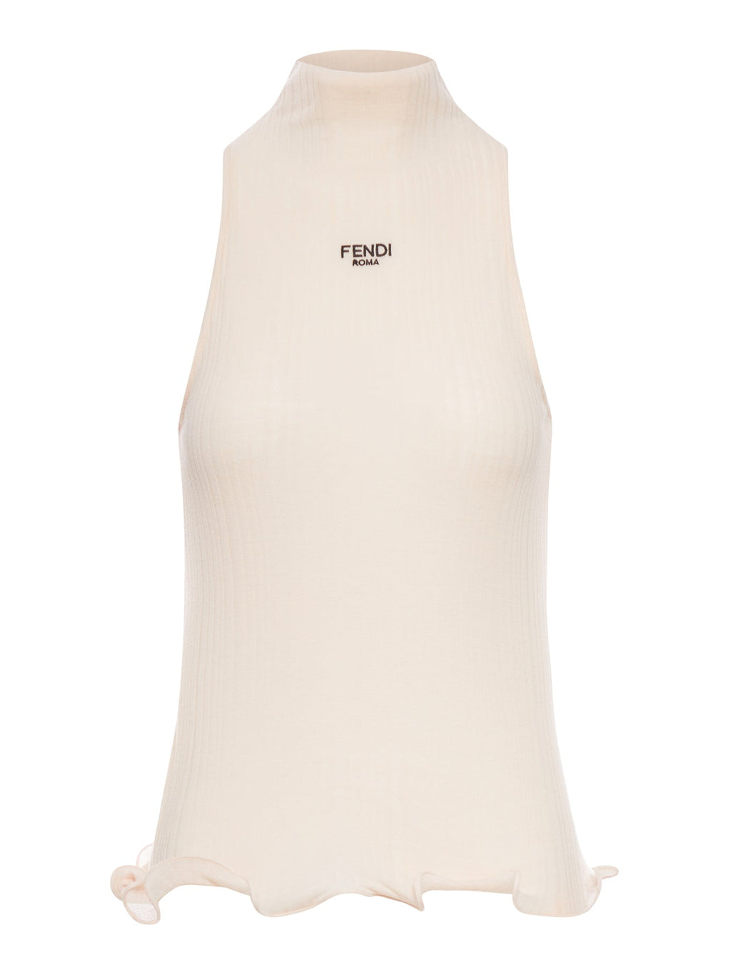 Cotton Top Finished With Ruffles Fendi – Гарантія оригінальності – боковий вид
