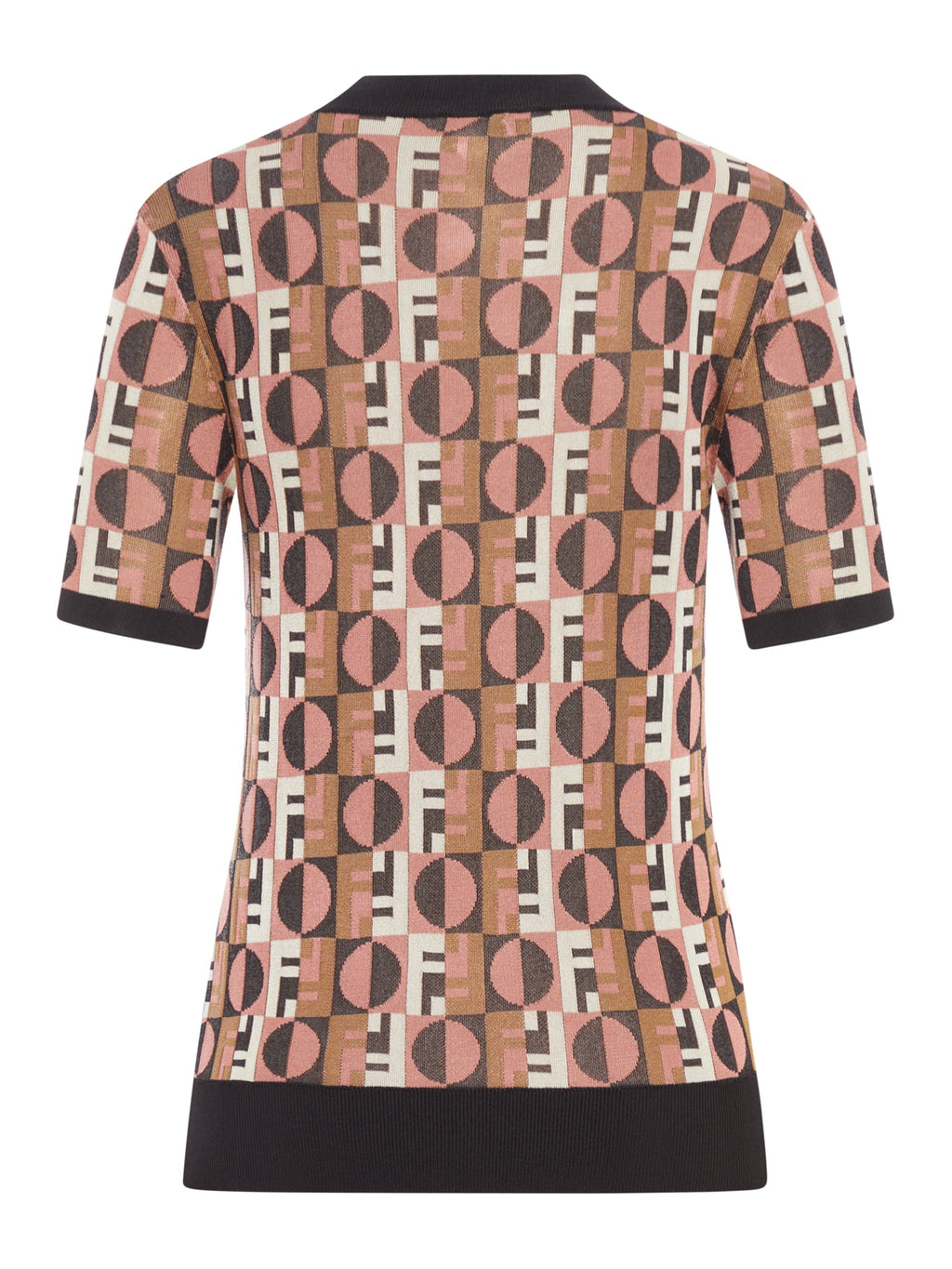 Jacquard T-Shirt Fendi – Гарантія оригінальності – вид ззаду