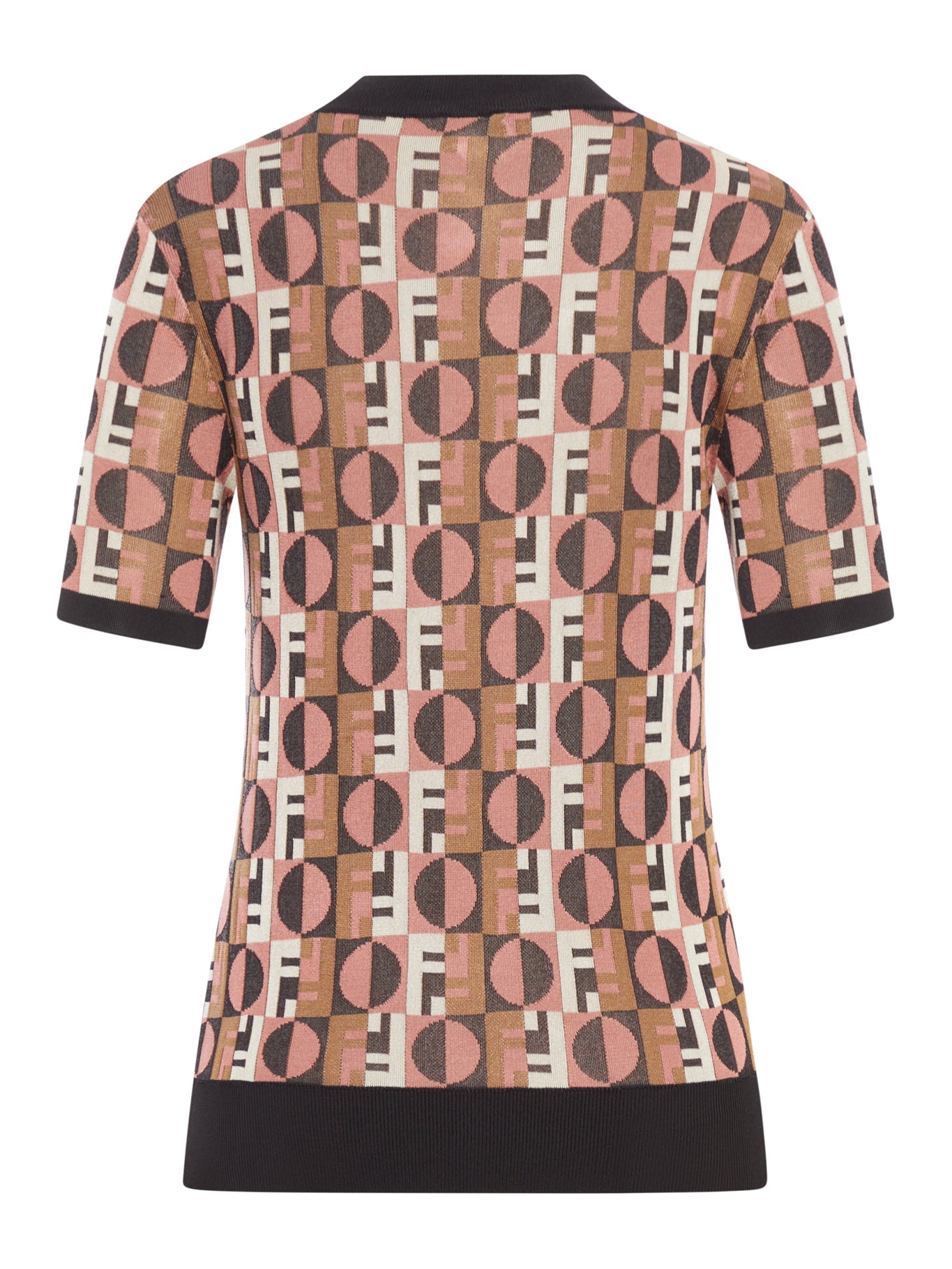 Jacquard T-Shirt Fendi – Гарантія оригінальності – вид ззаду