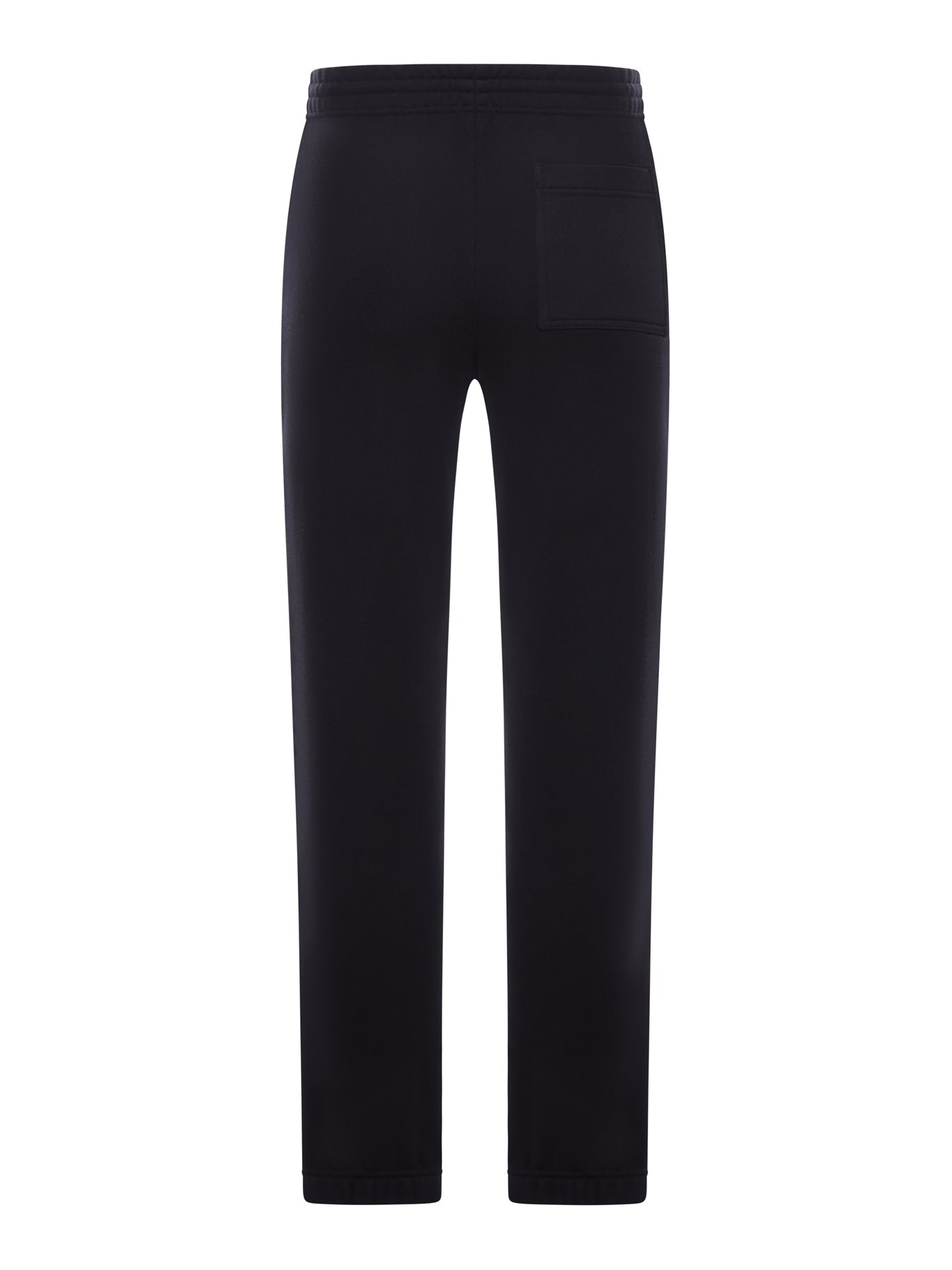Оригінальна Cotton Jogging Pants With Ekd Check Burberry – вид ззаду
