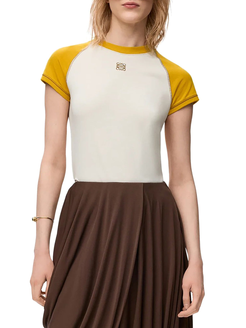 SLIM FIT T-SHIRT IN COTTON BLEND LOEWE оригінал – Купити в Україні – детальний вид